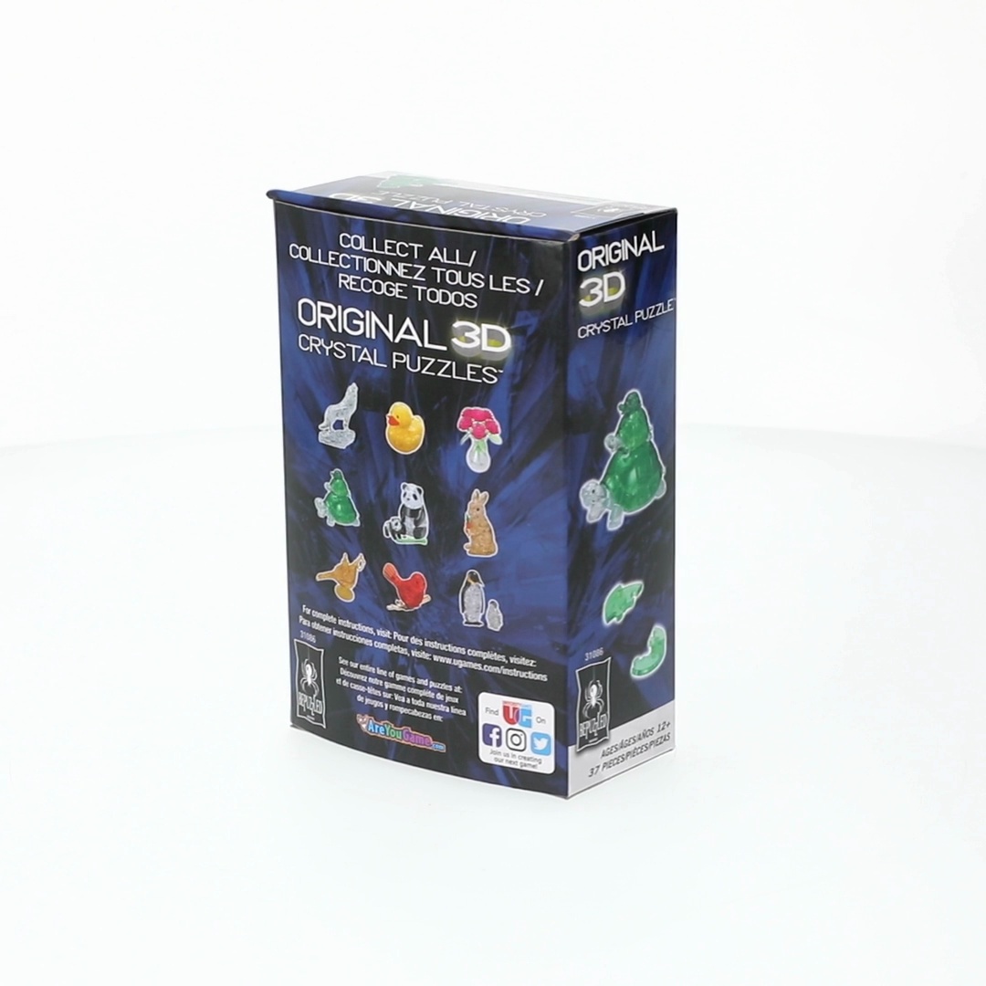 Turtles Original 3D Crystal Puzzle from BePuzzled, Ages 12+