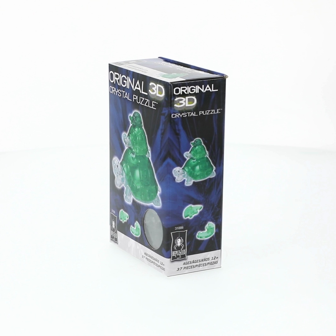 Turtles Original 3D Crystal Puzzle from BePuzzled, Ages 12 and Up