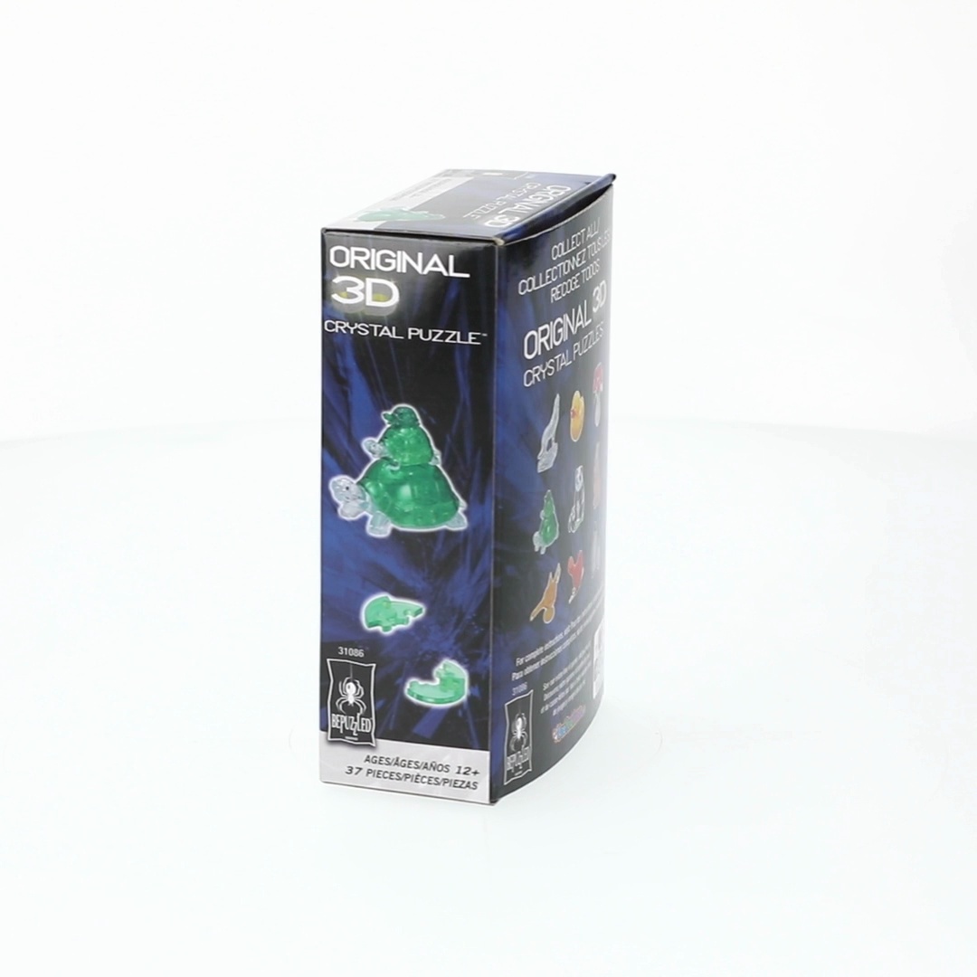 Turtles Original 3D Crystal Puzzle from BePuzzled, Ages 12+