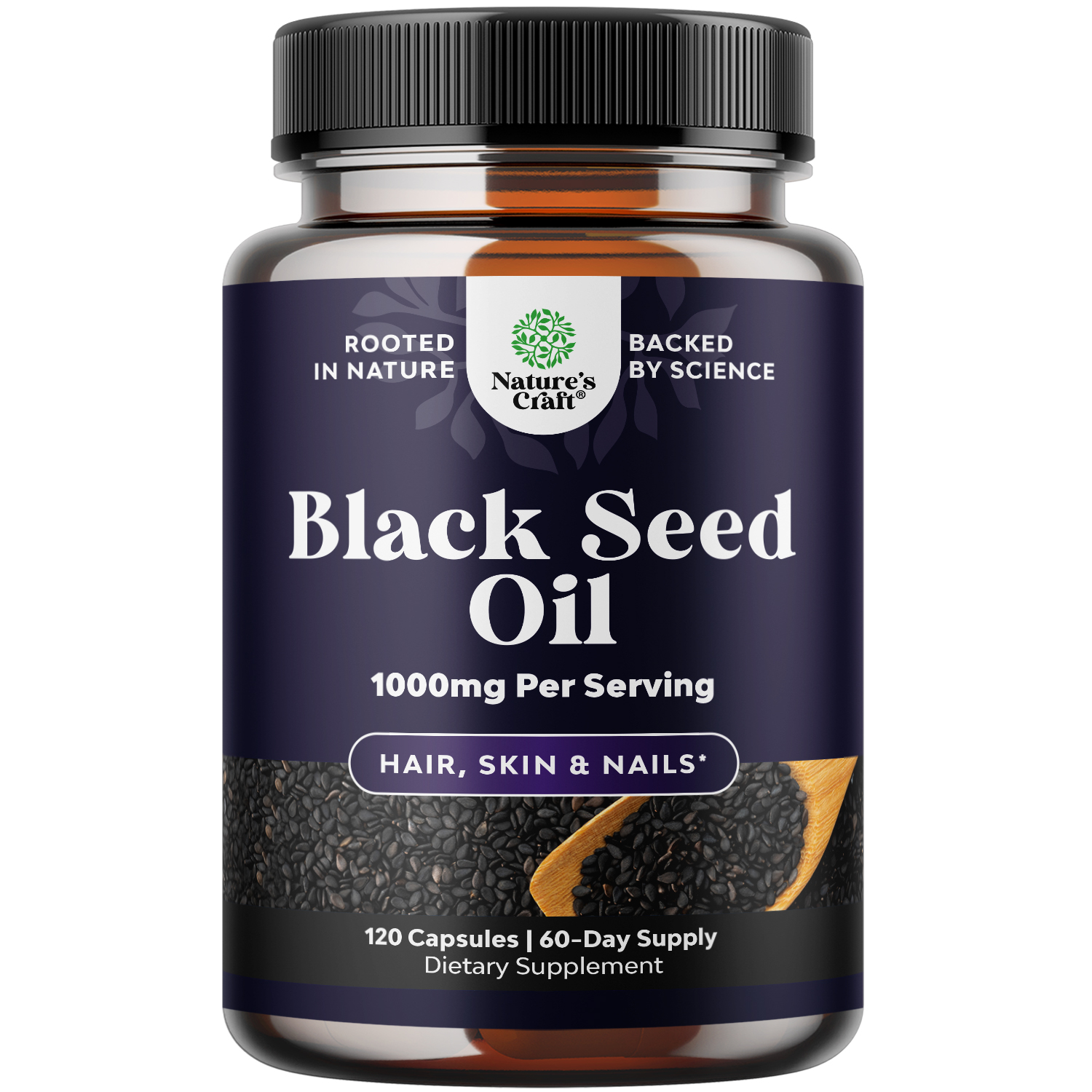 thumbnail video image 2 of Natures Craft Cold Pressed Black Cumin Seed Oil Supplement with Omega 3 6 9 Antioxidants, 120 Ct, 2 of 9