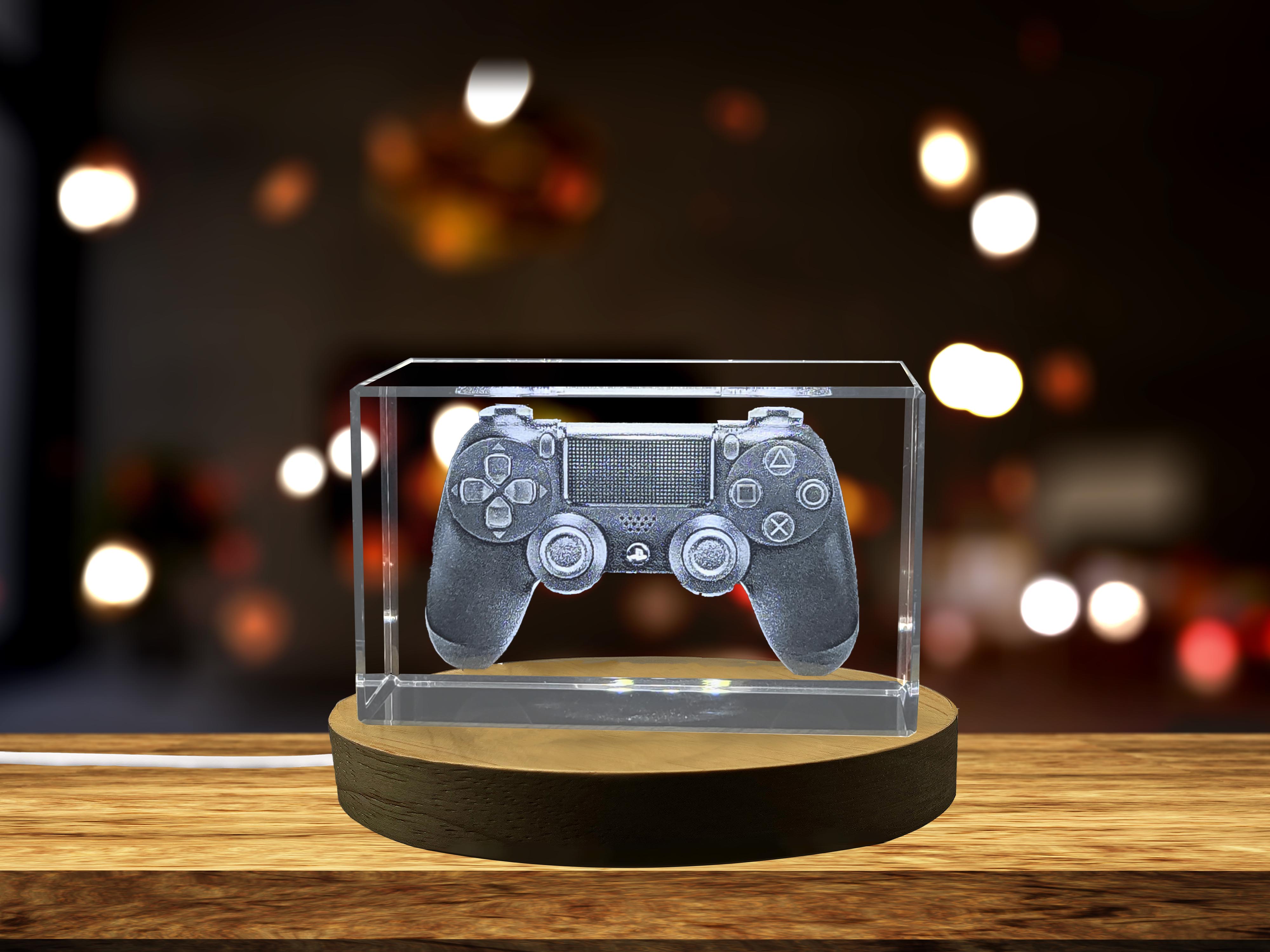 thumbnail video image 2 of Next Level Play: 3D Engraved Crystal 2013 Game Controller, 2 of 7