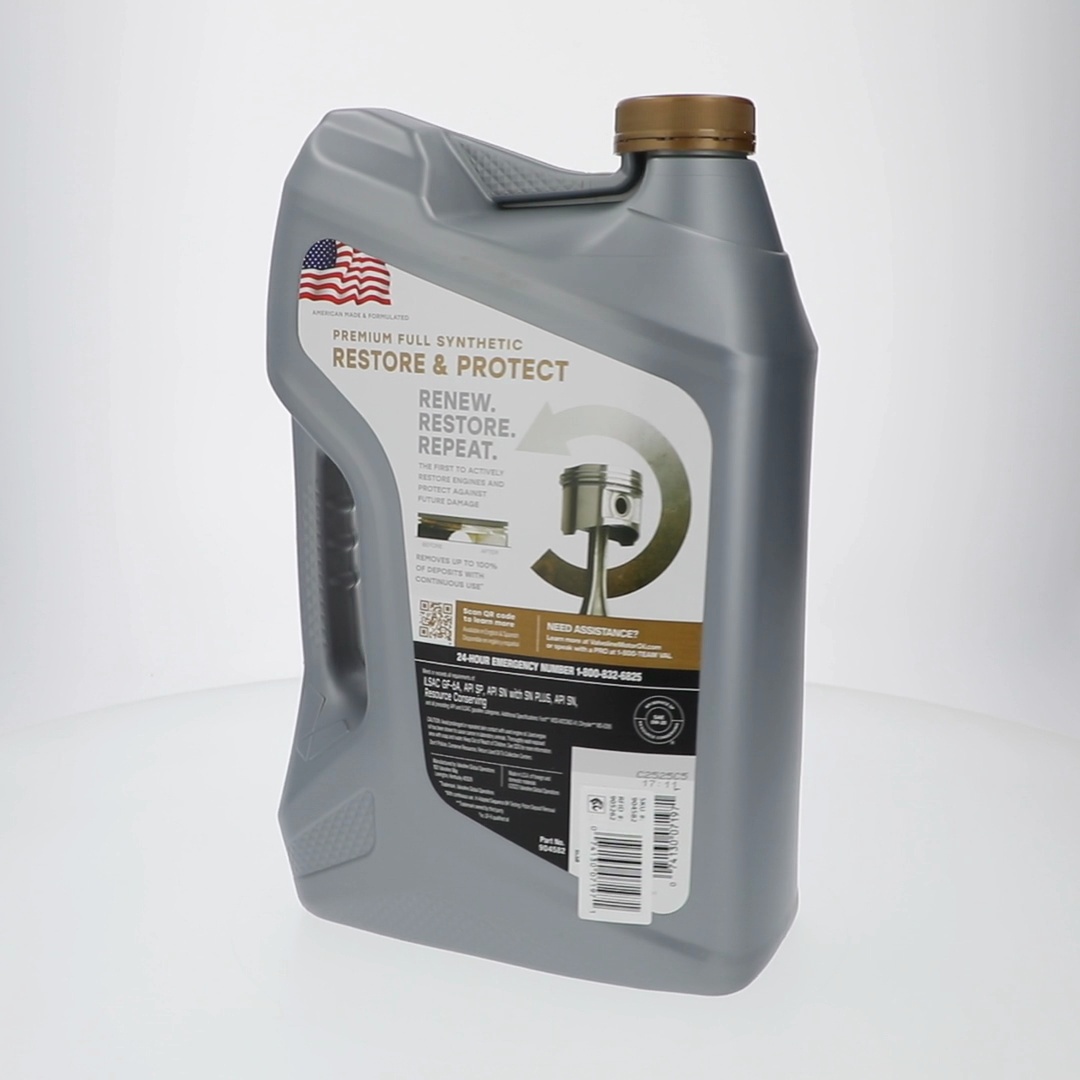 Valvoline Restore & Protect Full Synthetic 0W-20 Motor Oil, 3pk, 5