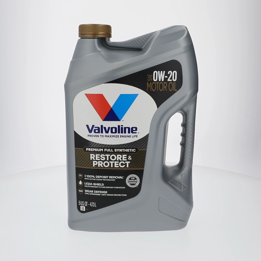 3 pack) Valvoline Restore & Protect Full Synthetic 0W-20 Motor Oil