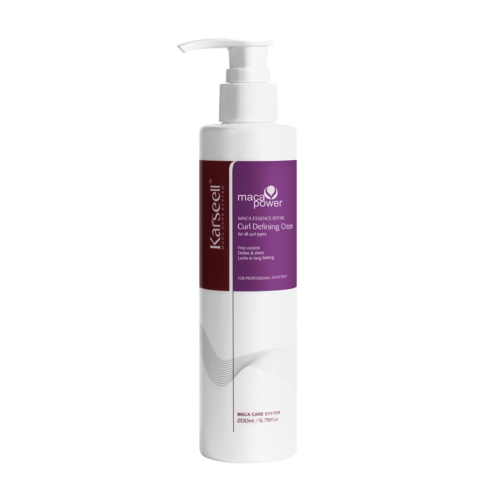 thumbnail video image 2 of Karseell Curling Perfection Curl-Defining Cream Herbal Extract Repair All Curl Types & Hair Textures, Paraben-Free, 200ml（6.78oz）, 2 of 11