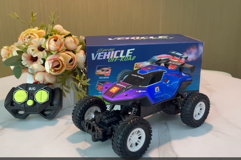 thumbnail video image 2 of ZOGYMOZ Monster Truck Rc Cars, 2.4 GHz All-Terrain Remote Control Car, 20KM/H Off-Road Vehicle with 2 Battery, 2 of 8