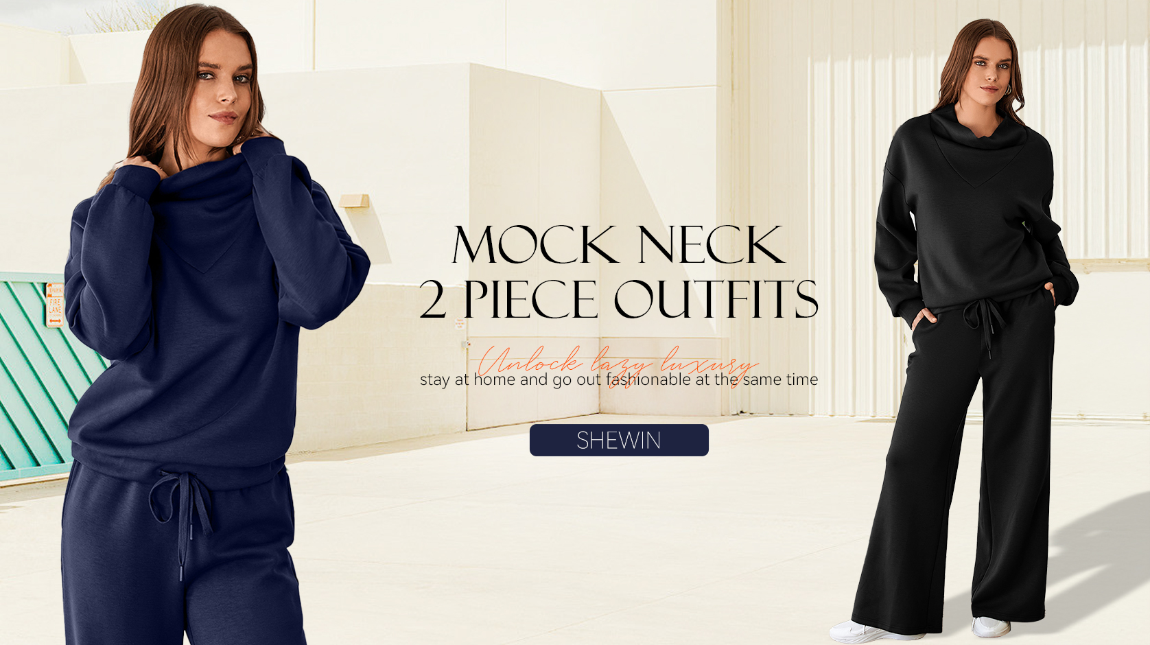 thumbnail video image 2 of SHEWIN Women's 2 Piece Tracksuit Sets Long Sleeve Sweatsuit Fall Outfits for Women 2025 Clothing, 2 of 10