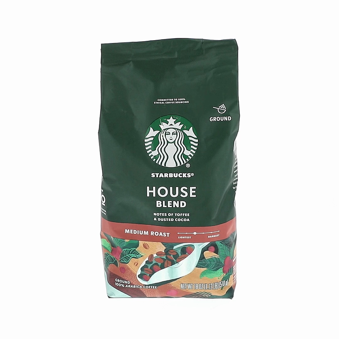 Starbucks at Home, Ground Coffee, 18 oz, Medium Roast - Walmart.com