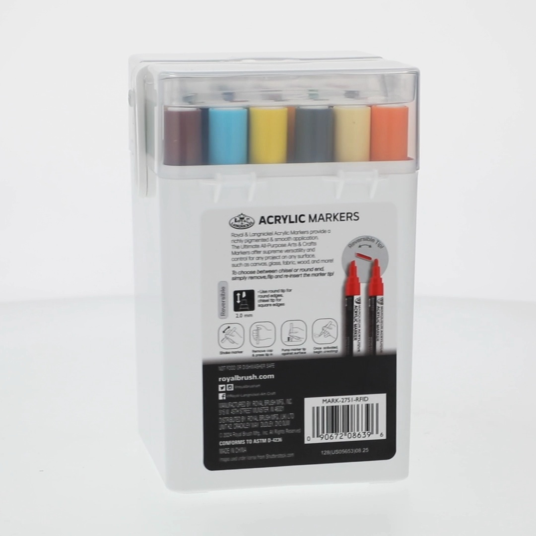 Royal & Langnickel 36 Piece 2.0MM Artist Acrylic Paint Marker Set