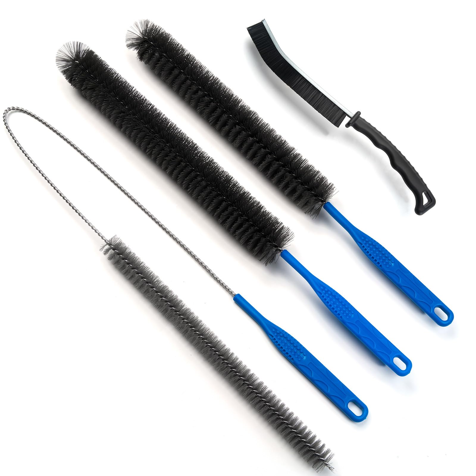 thumbnail video image 2 of Greenpod Dryer Cleaning Brush Vent Cleaner, Refrigerator Coil Cleaning Brush Clothes Trap Duct Remover, Crevice, Home Washer Cleaning Tool Set, 2 of 8