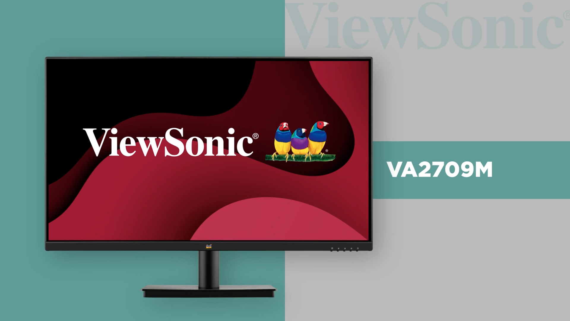 thumbnail video image 2 of ViewSonic 27" 1080p IPS 100Hz Variable Refresh Rate Monitor with HDMI, VGA, 2 of 8