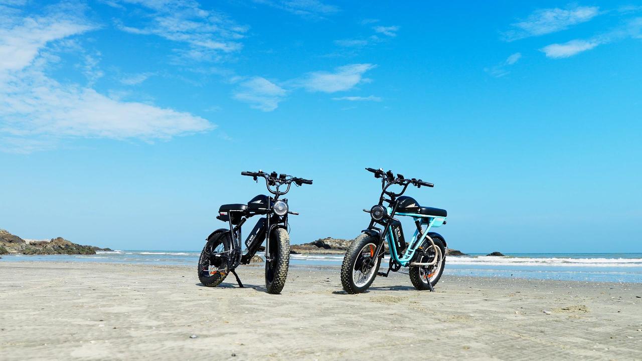 thumbnail video image 2 of MOOBELO E10 Dual Motor Ebike 3000W Peak 52V 46Ah 20 Fat Tire 35MPH UL2849 for Grownups, 2 of 7