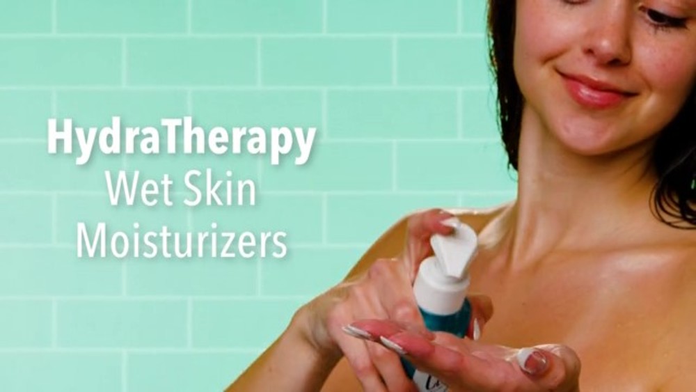 thumbnail video image 2 of Curél Hydra Therapy Wet Skin Moisturizer Body Lotion, with Ceramide Complex, Dry Skin, 12 oz, 2 of 11