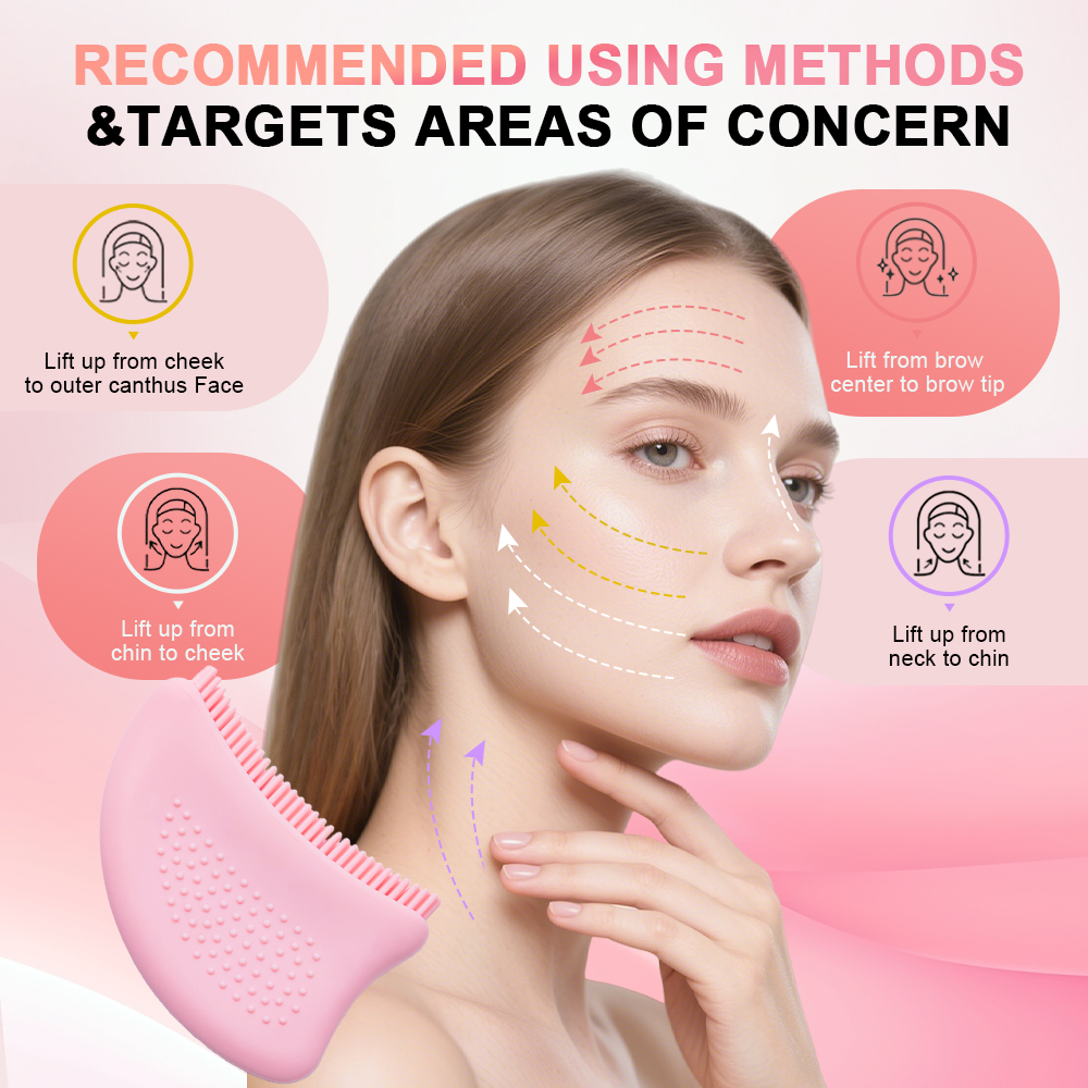 thumbnail video image 2 of Lymphatic Contour Face Brush - Ergonomically Designed to Precisely Fit Skin and Relieve Fatigue (2PCS), 2 of 9