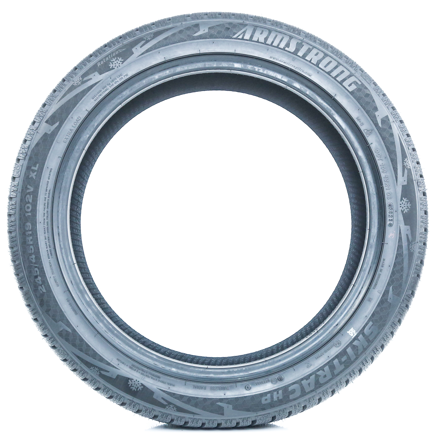 thumbnail image 2 of Armstrong Ski-Trac HP Winter Tire - 245/45R19 102V XL Performance Studless Snow (Single) 2 of 5