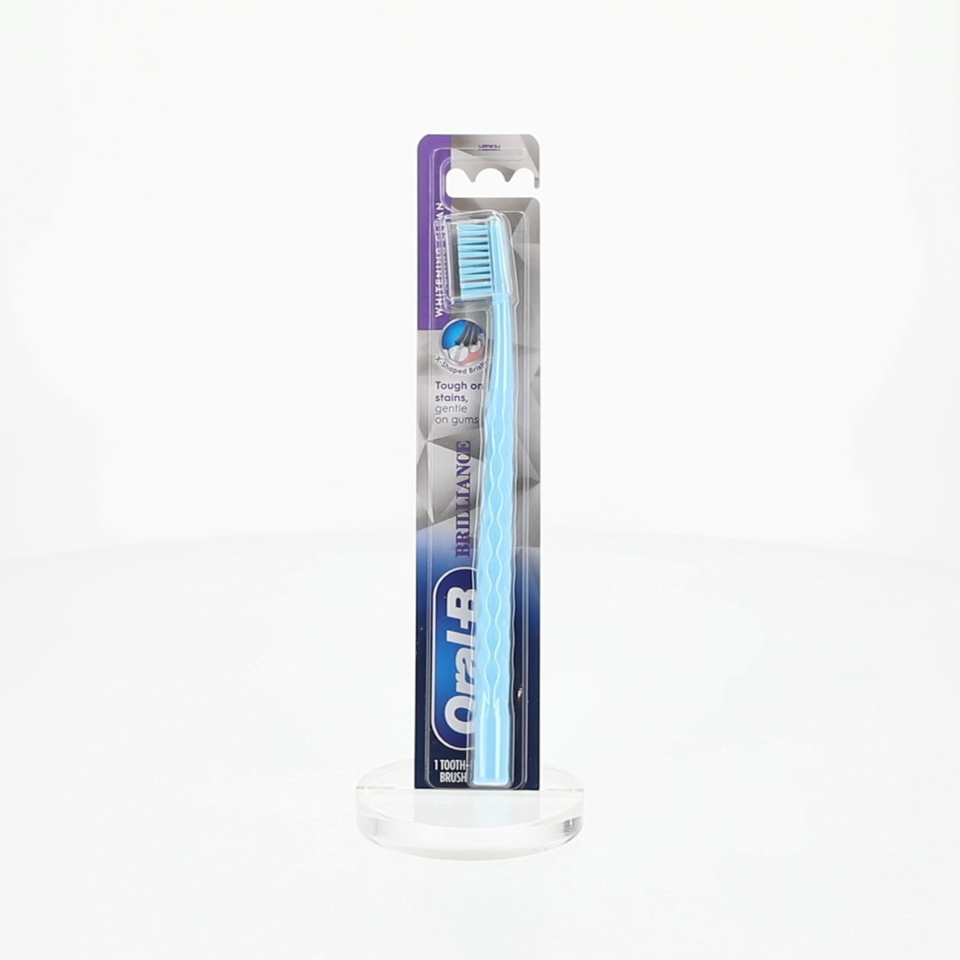 Oral-B Toothbrush Pro Whitening Brilliance, Medium, Sky Blue, 1