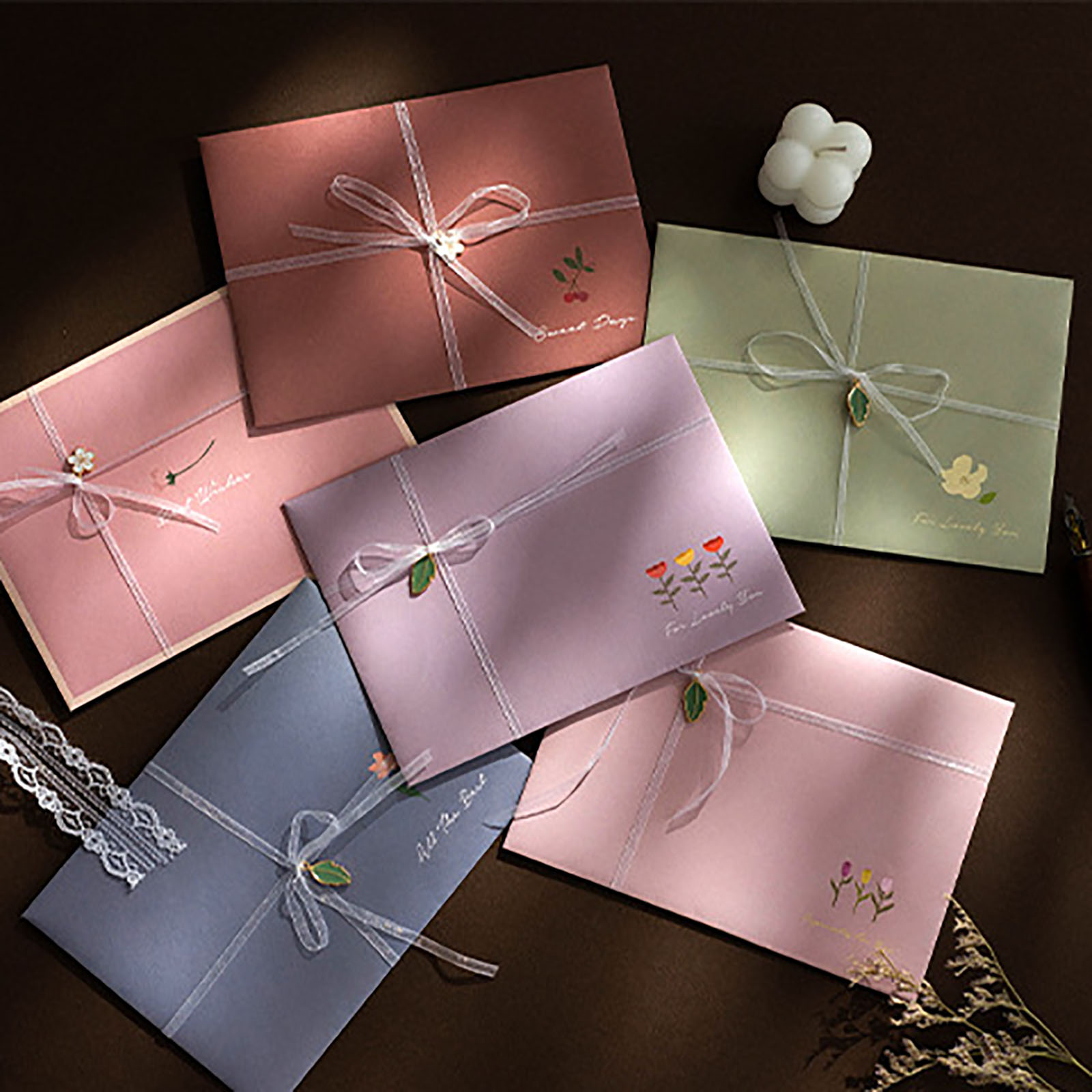 thumbnail video image 2 of Lksixu Stationary Paper with Envelopes, 40 Sheets Letter Writing Paper with 20 Matching Envelopes and Stickers, 150GSM Heavy Weight Floral Style Stationary Writing Paper Cute Greeting Paper(7"x10"), 2 of 10