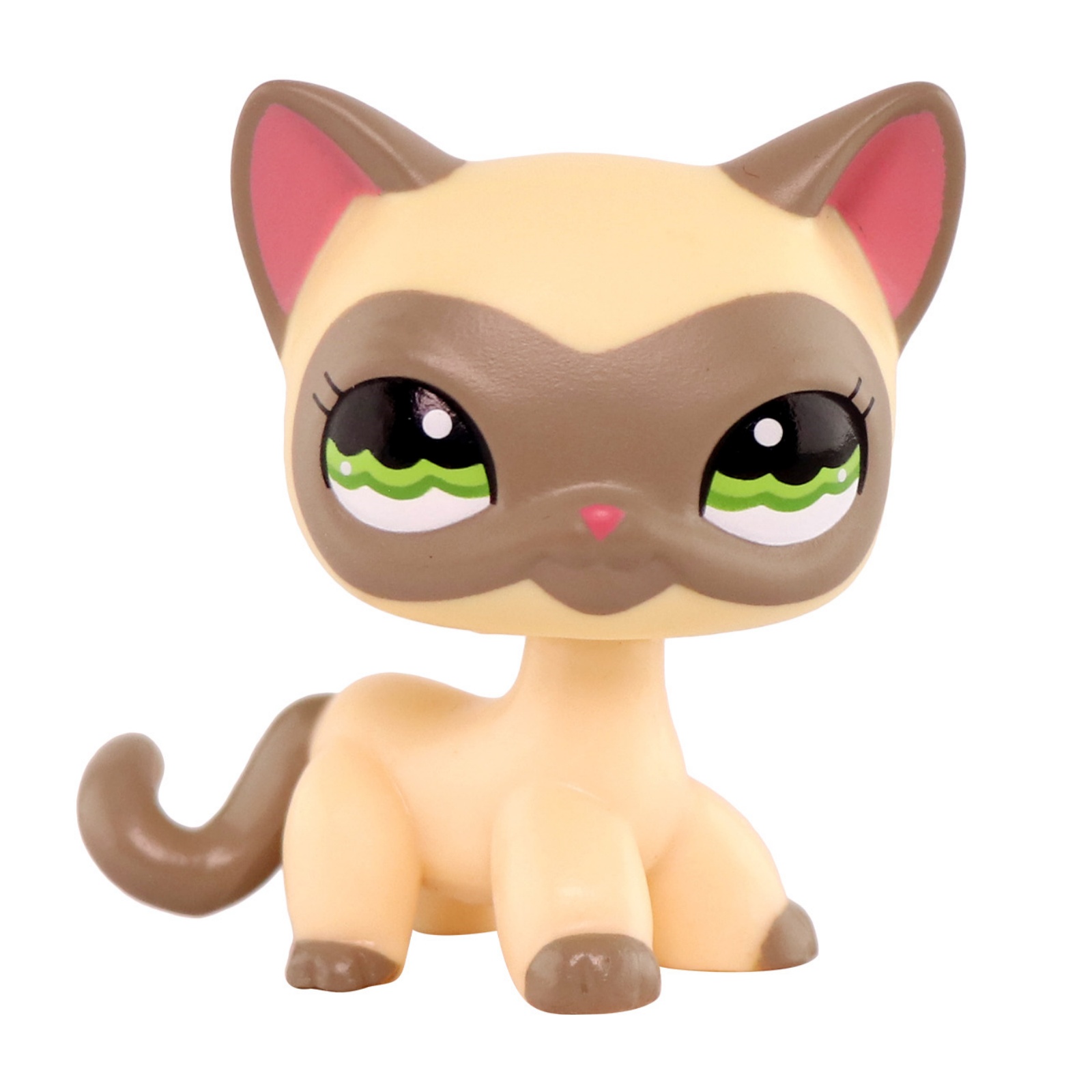 thumbnail video image 2 of Minilps Pet Toy Short Hair Cat #1116,Collectible Mini Toy Figurines,Mask Siamese Cat, 2 of 7