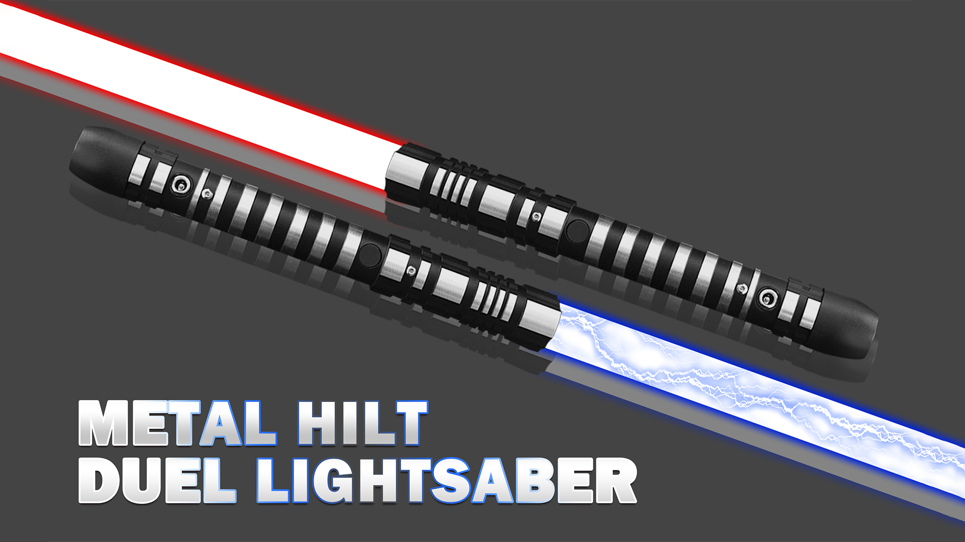thumbnail video image 2 of PHS Sith Ghost Lightsaber-39inch,Metal Hilt Dueling Light Saber for 8-14 Boys Gift,4 Sound Modes,USB Charge,Kids,Adults,Cosplay Poprs Xmas Gift（99cm-Red, 2 of 10