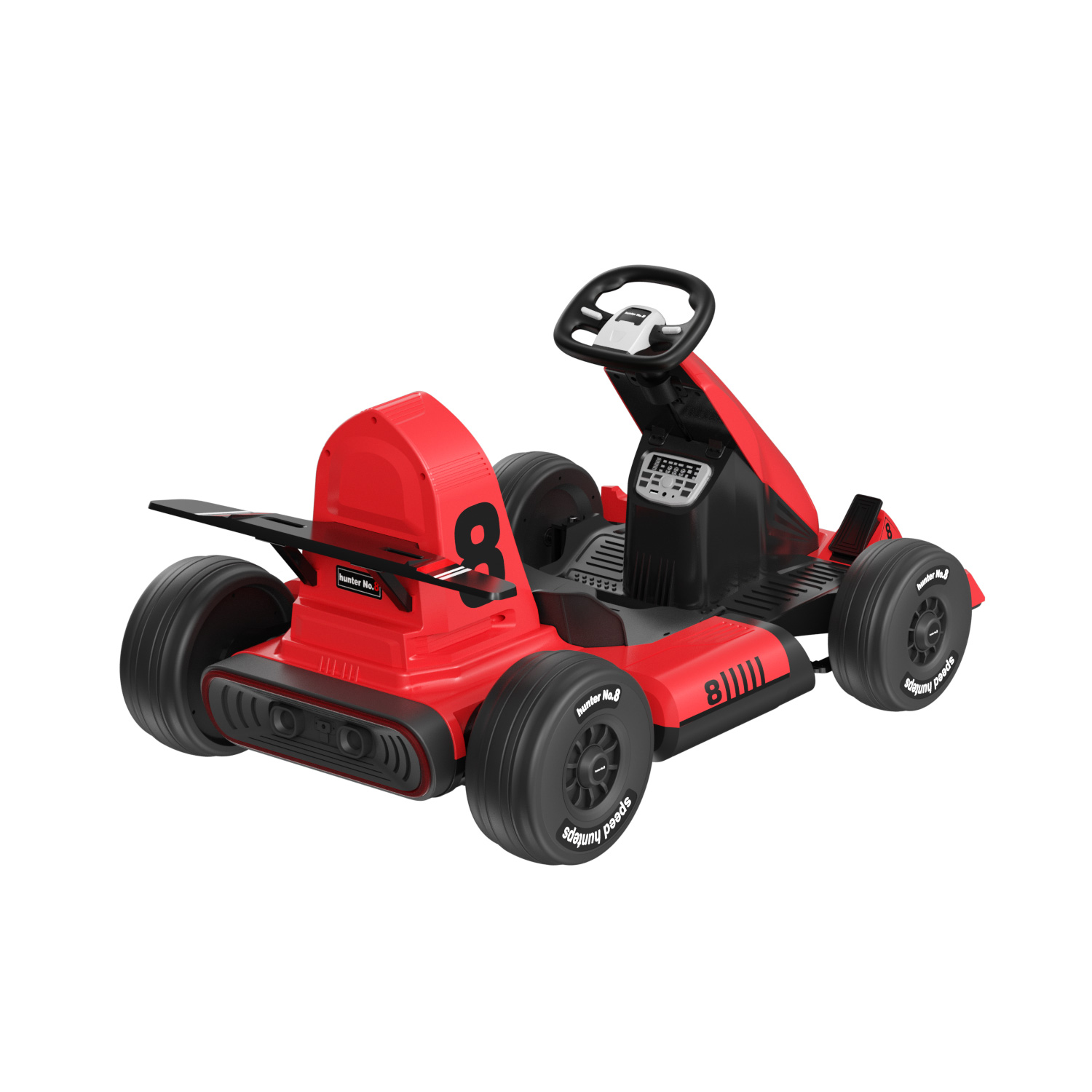 XJD Electric Go Kart 12V 7Ah Battery Powered Pedal Go Karts for 3+ Kids  Adults on Car Electric Vehicle Car Racing Drift Car for Boys Girls with  Bluetooth/FM and Remote Control, Red 