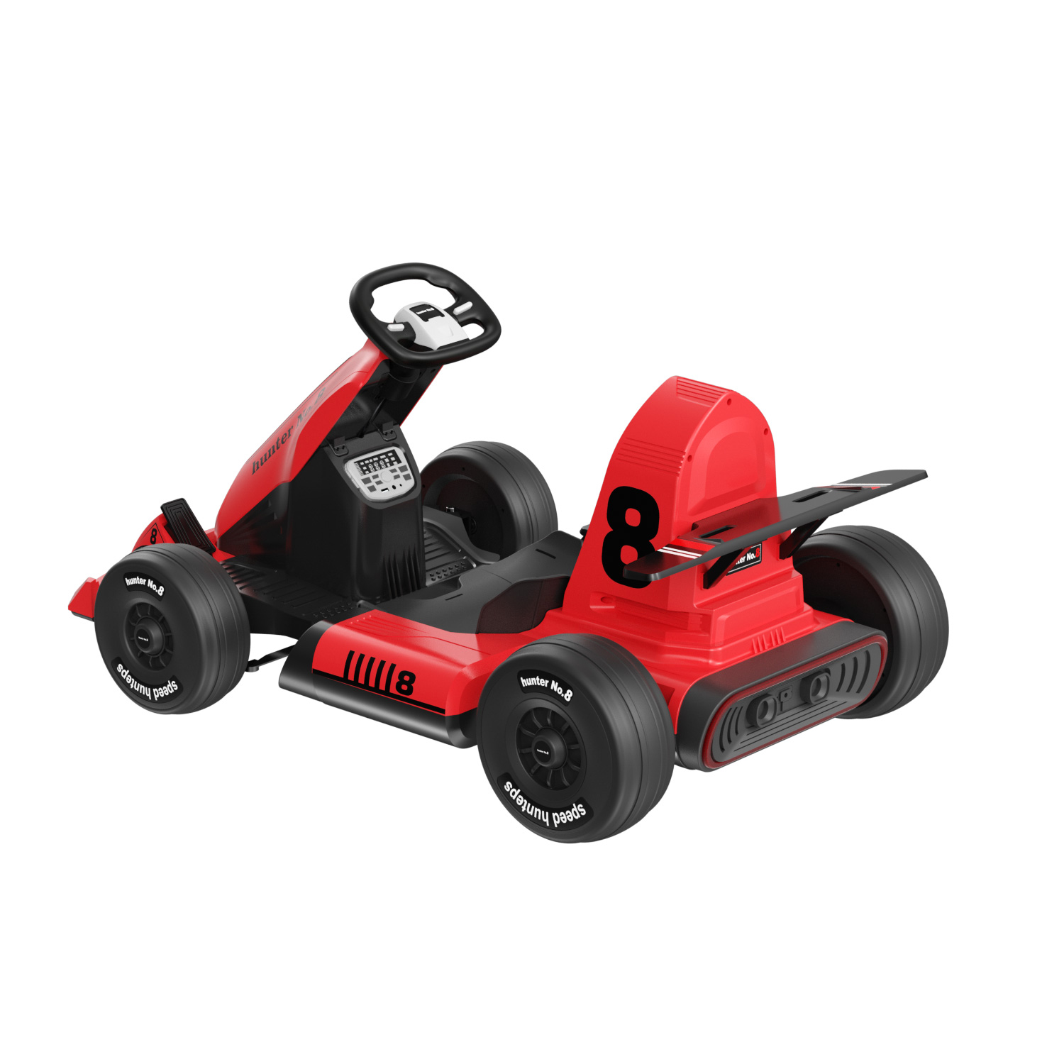 XJD Electric Go Kart 12V 7Ah Battery Powered Pedal Go Karts for 3+