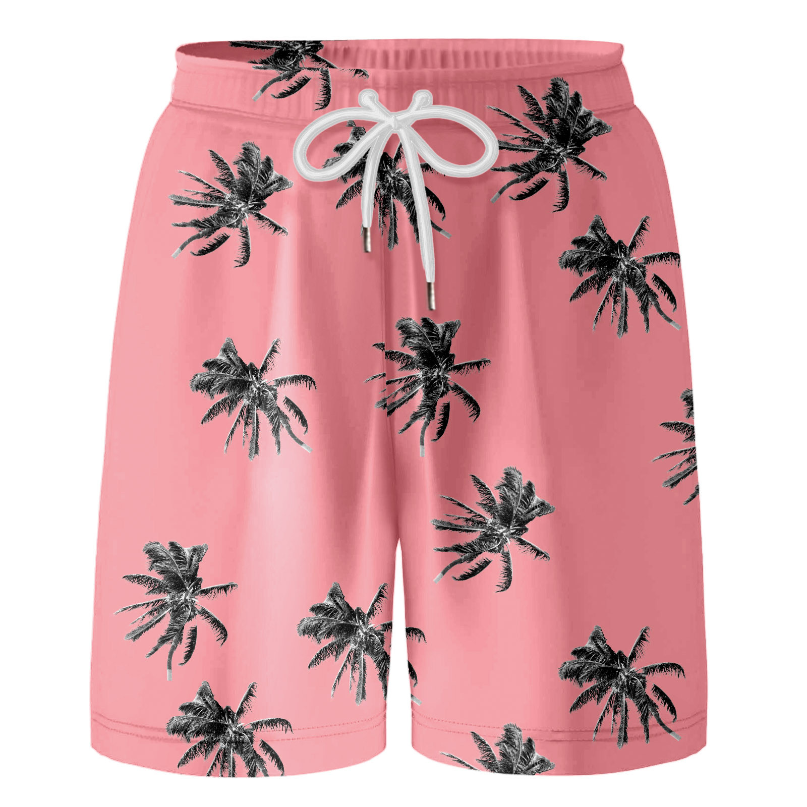 thumbnail video image 2 of SGMVNU Boys Swim Trunks with Mesh Lined Boys Swimsuit Size 8 Tropical Print Swimwear Summer Beach Board Shorts Kids Swimsuit Bottoms, Size 16-18 Years,A-Pink, 2 of 6