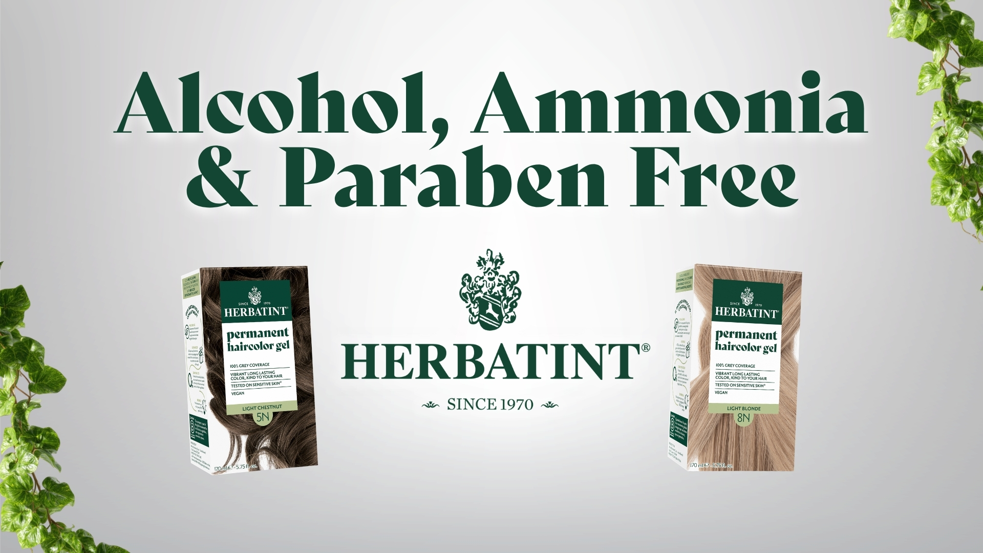 thumbnail video image 2 of Herbatint Permanent Hair Dye For Women, 6C Dark Ash Blonde, Alcohol Free, Vegan, 100% Grey Coverage - 5.75 fl oz, 2 of 11