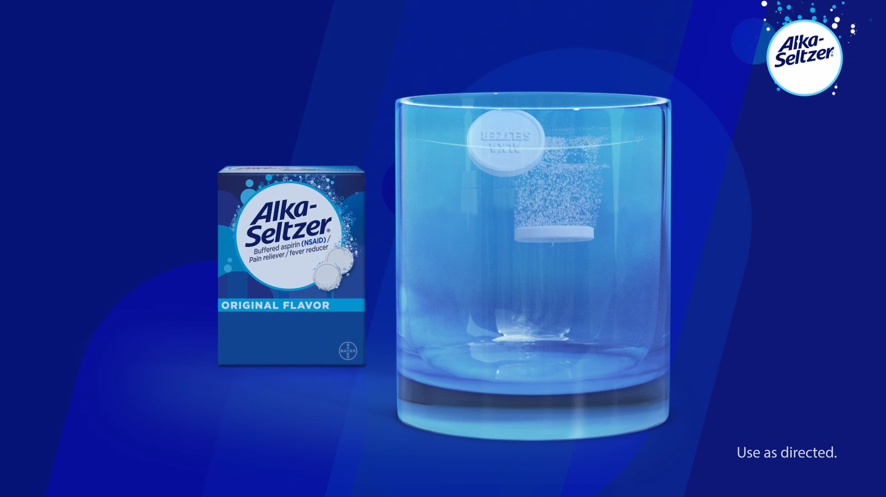thumbnail video image 2 of Alka-Seltzer Original Pain Relief Effervescent, 24ct, 2 of 7