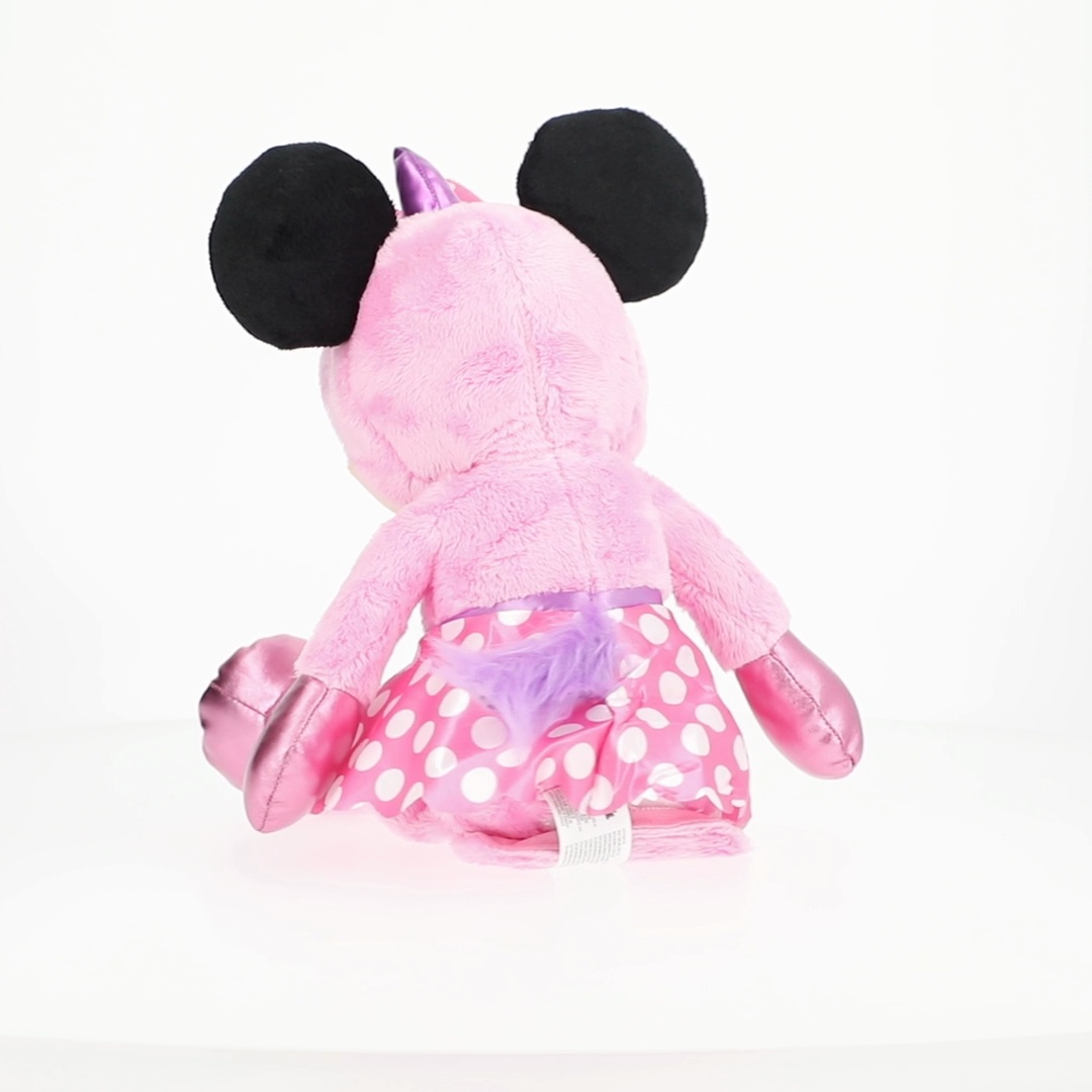 Disney Jr. Minnie Mouse Silly Giggling Feature Plush, Interactive