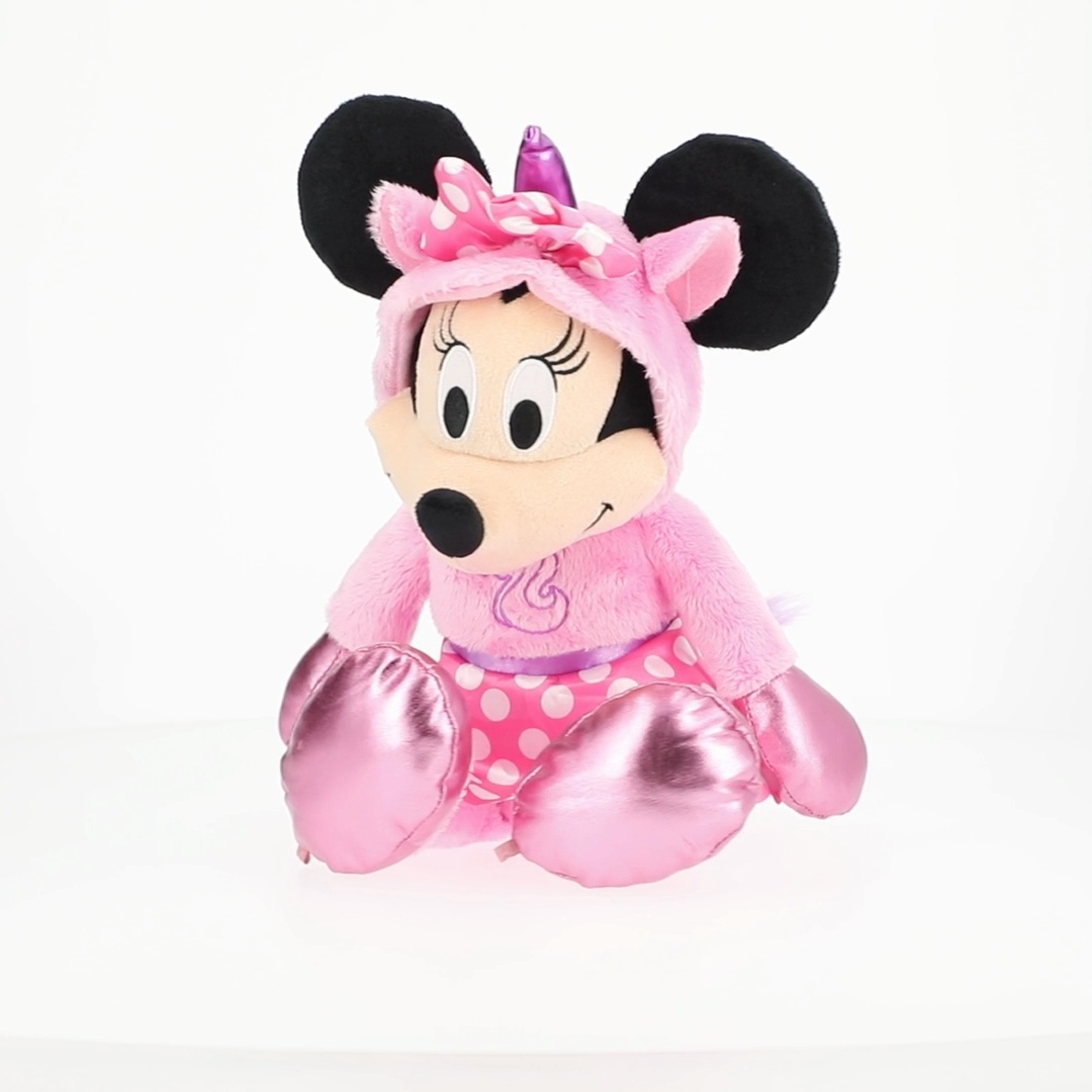 Disney Jr. Minnie Mouse Silly Giggling Feature Plush, Interactive