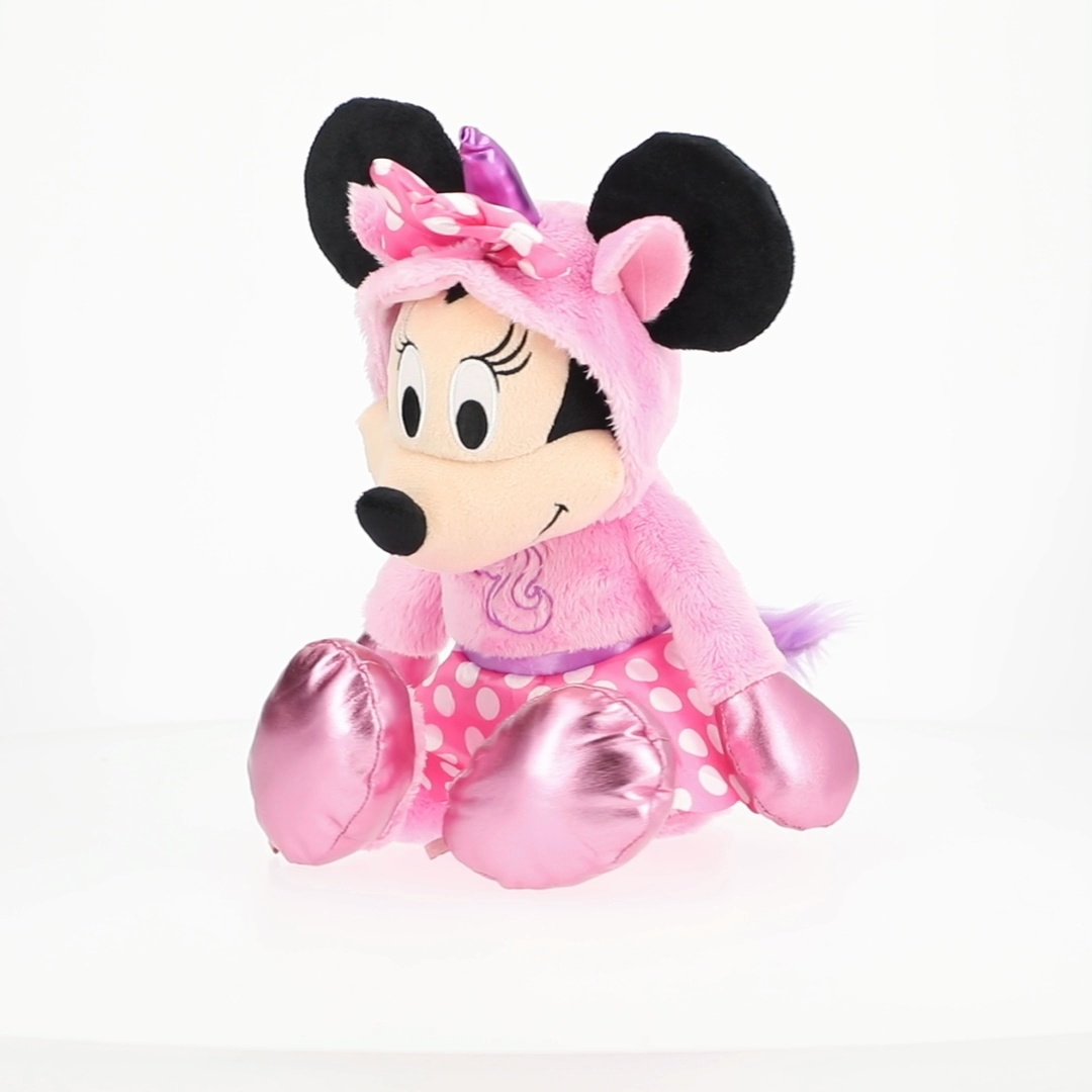 Disney Jr. Minnie Mouse Silly Giggling Feature Plush, Interactive