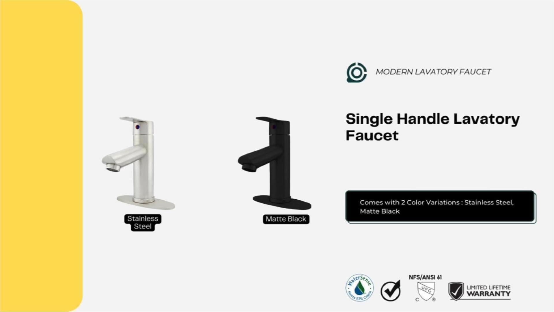 thumbnail video image 2 of WMF Stainless Steel Silver 4" Single Handle Bathroom Sink Faucet, 2 of 14