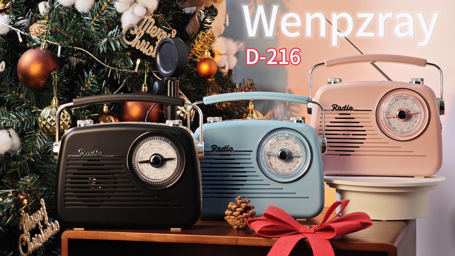 Compact Weatherproof Power Plug Portable AM FM Shortwave Vintage Radio Multifunctional Bluetooth ...