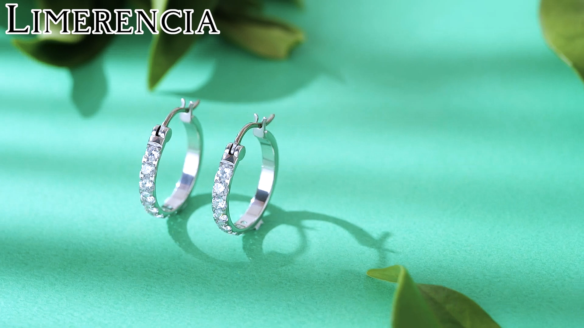 thumbnail video image 2 of Limerencia Titanium Hoop Earrings for Sensitive Ears, Silver, 2 of 7