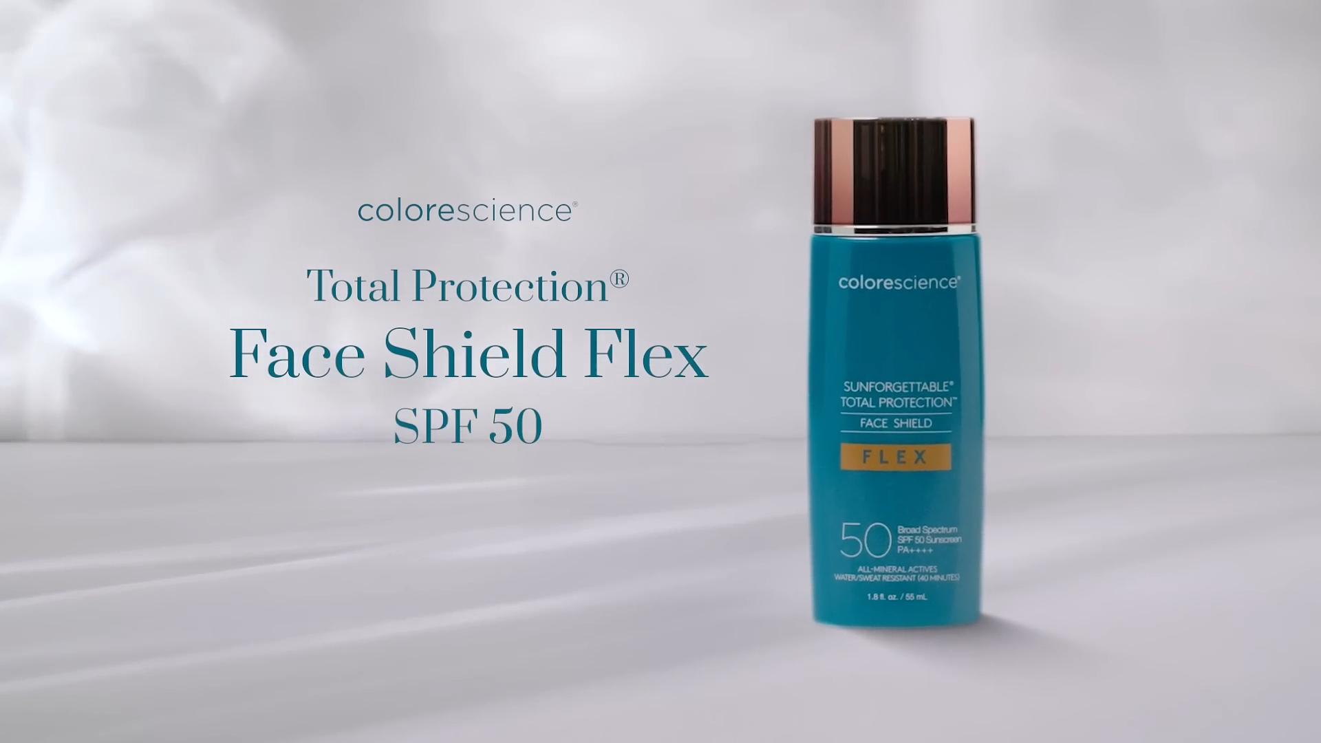 thumbnail video image 2 of Colorescience Sunforgettable Total Protection Face Shield Flex SPF 50 - Fair, 1.8 oz, 2 of 13