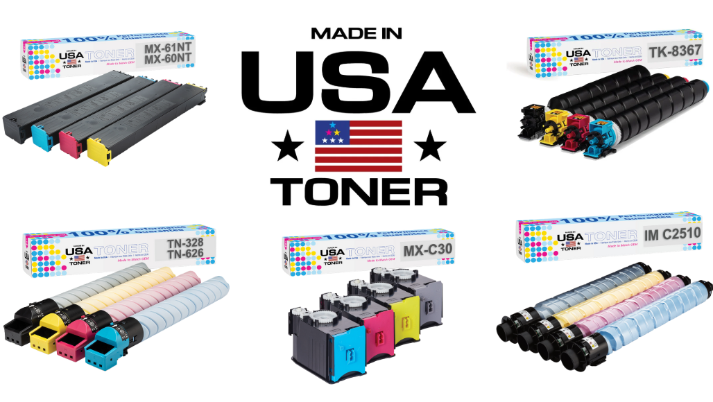 thumbnail video image 2 of MADE IN USA TONER for Toshiba T-FC415U, e-Studio 2515AC, 3015AC, 3515AC, 4515AC, 5015AC CMYK, 2 of 6