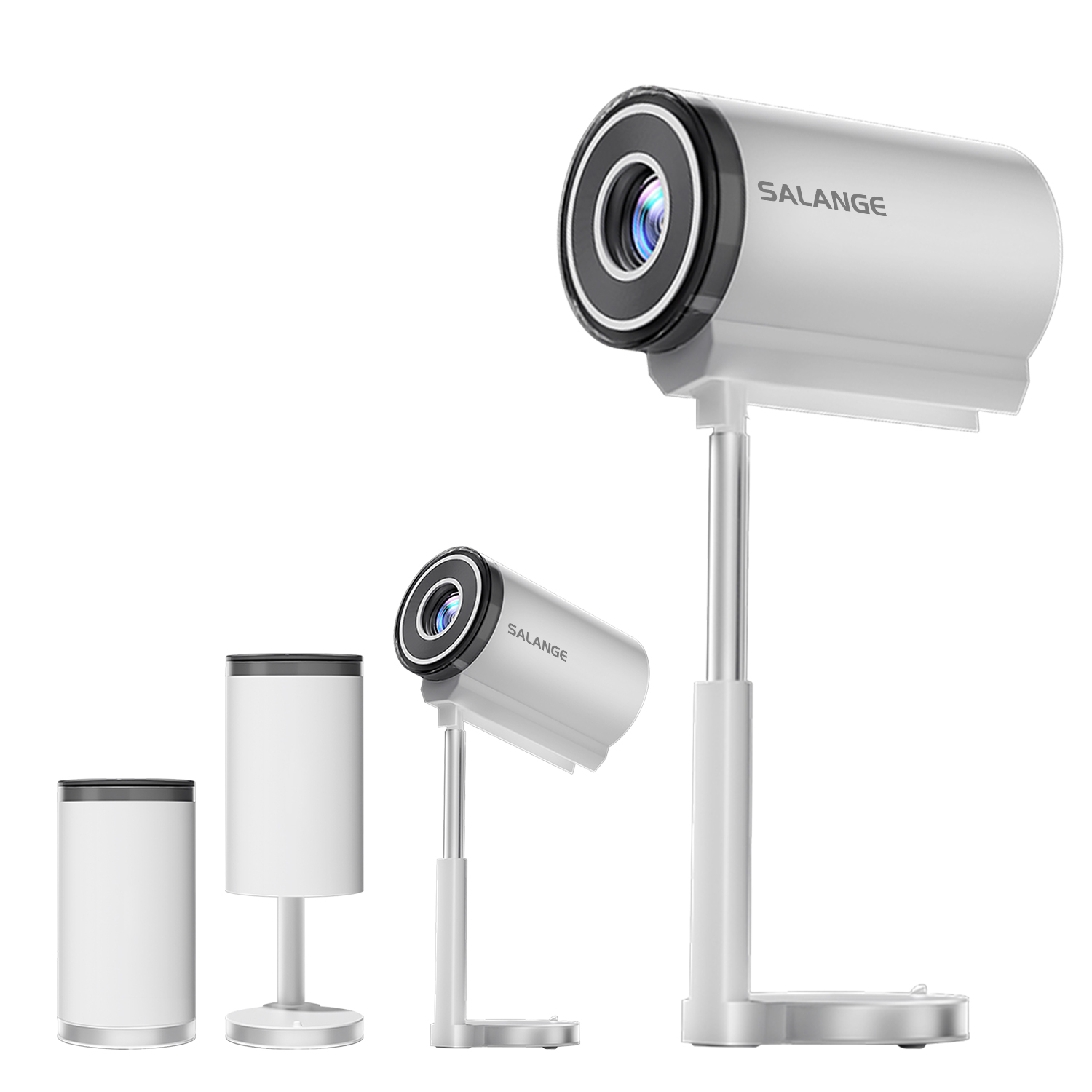 thumbnail video image 2 of Salange X5 Mini Portable Projector HD Supported 4K1080p with Wifi and Bluetooth Video Beamer, 2 of 12