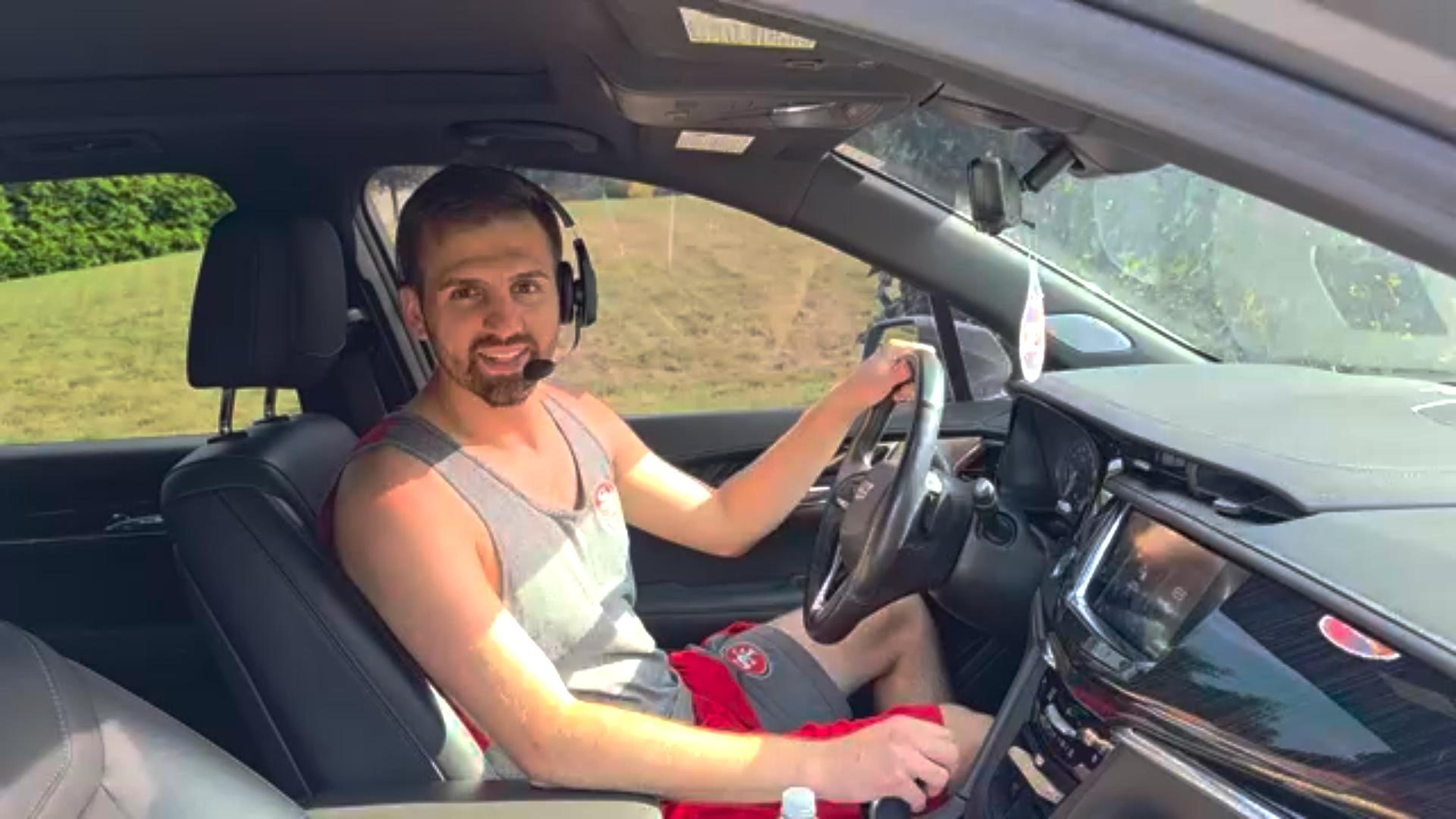 thumbnail video image 2 of Trucker Bluetooth Headset with Microphone with AI Noise Cancelling & Mute Button Wireless Headphones 60 Hrs Working Time for Home Office Remote Work Zoom, 2 of 7