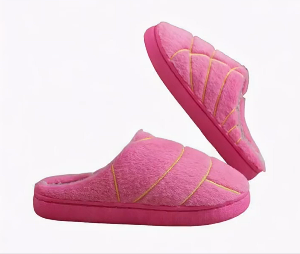 thumbnail video image 2 of Unisex Adult Concha Slippers Memory Foam Casual, Round Toe (Pink 8), 2 of 9