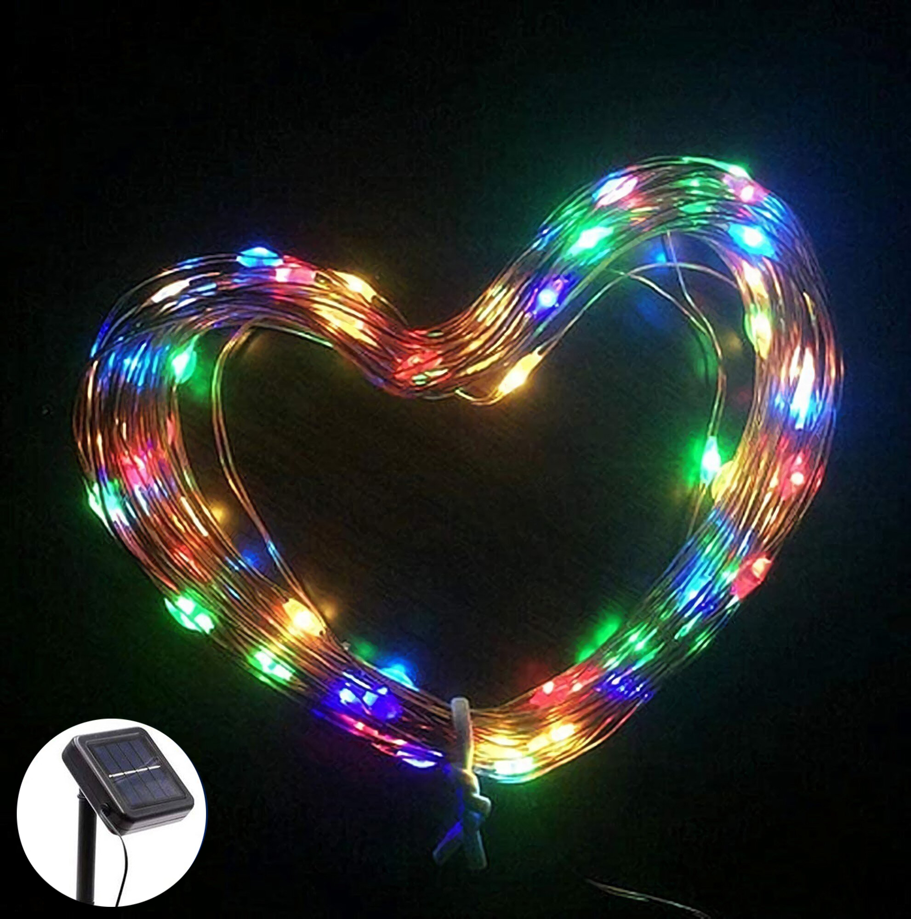 thumbnail video image 2 of SOWAZ Upgraded Solar String Lights Outdoor, Mini 33Feet 100 LED Copper Wire Lights, Solar Powered Fairy Lights, Waterproof Solar Decoration Lights for Garden Yard Party Wedding Christmas (Multicolor), 2 of 9