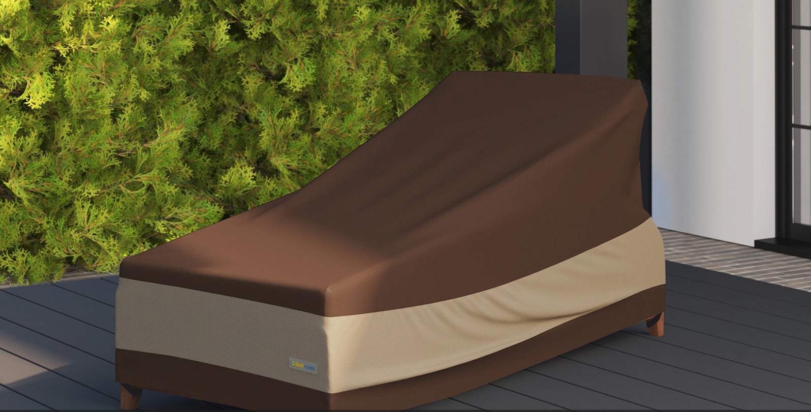 thumbnail video image 2 of DUCKCOVERS® Ultimate Waterproof Outdoor Chaise Lounge Chair Cover, 2 of 14