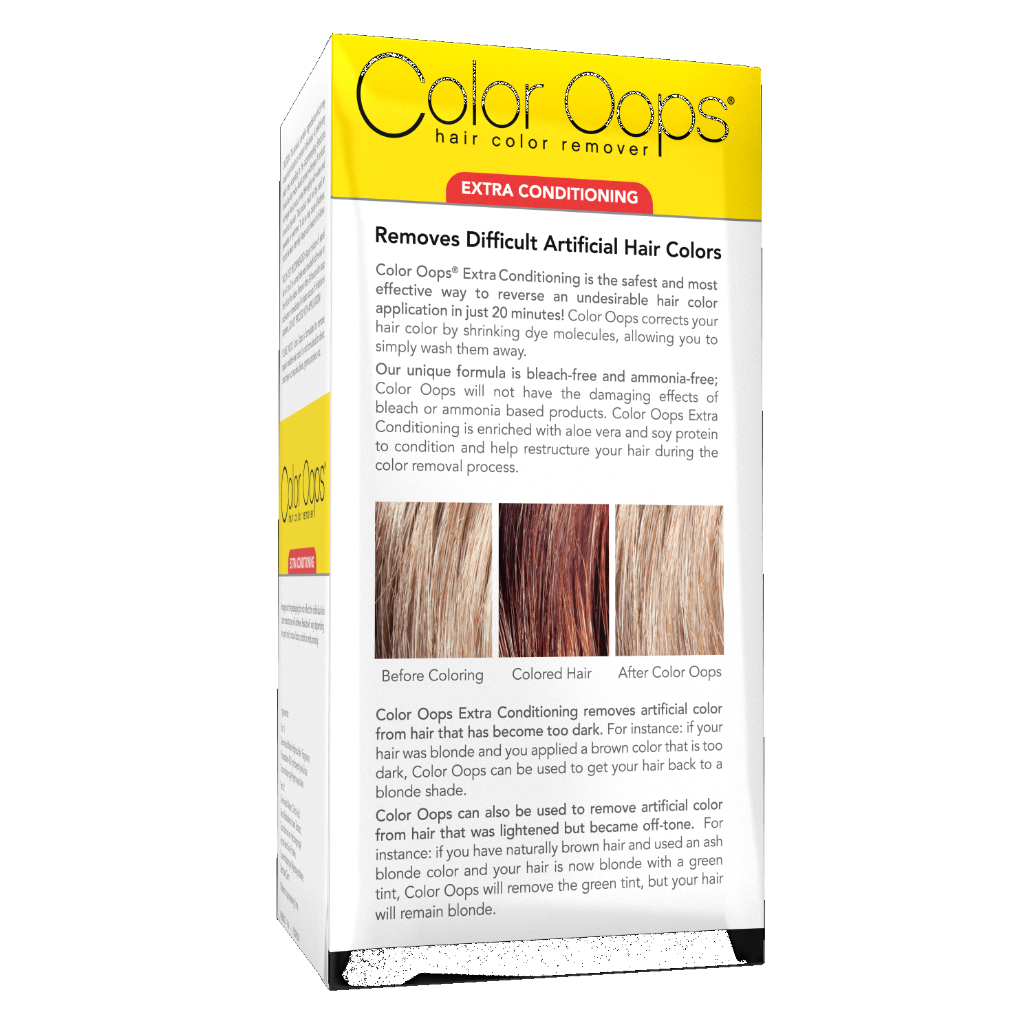 Color Oops, Extra Conditioning Hair Color Remover, Bleach Free Dye Remover  