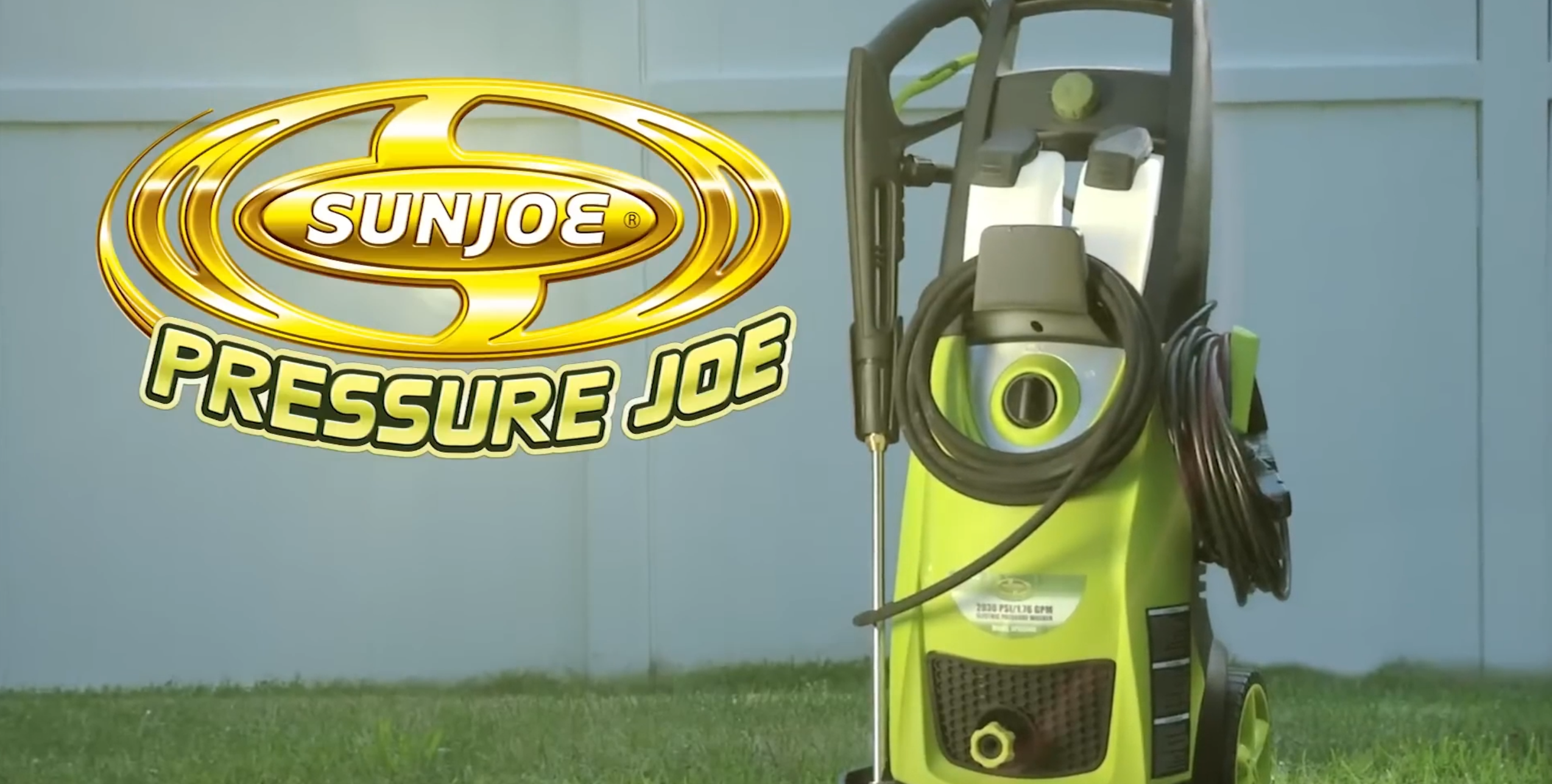 thumbnail video image 2 of Sun Joe Electric Pressure Washer, Portable Power Washer with Wheels, SPX3000-PK1, 2 of 12