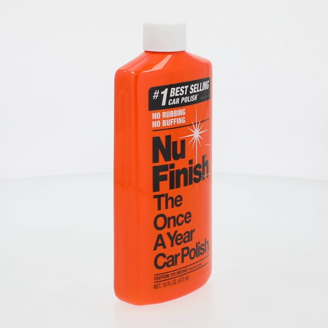 Free Shipping! Nu Finish Car Polish, 16 oz, The Once A Year Car