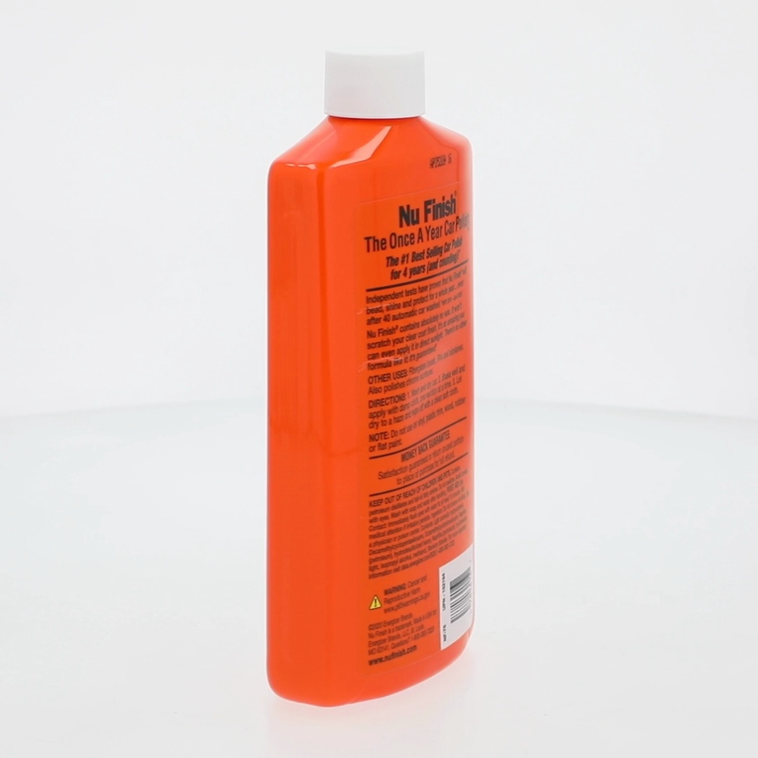 Free Shipping! Nu Finish Car Polish, 16 oz, The Once A Year Car