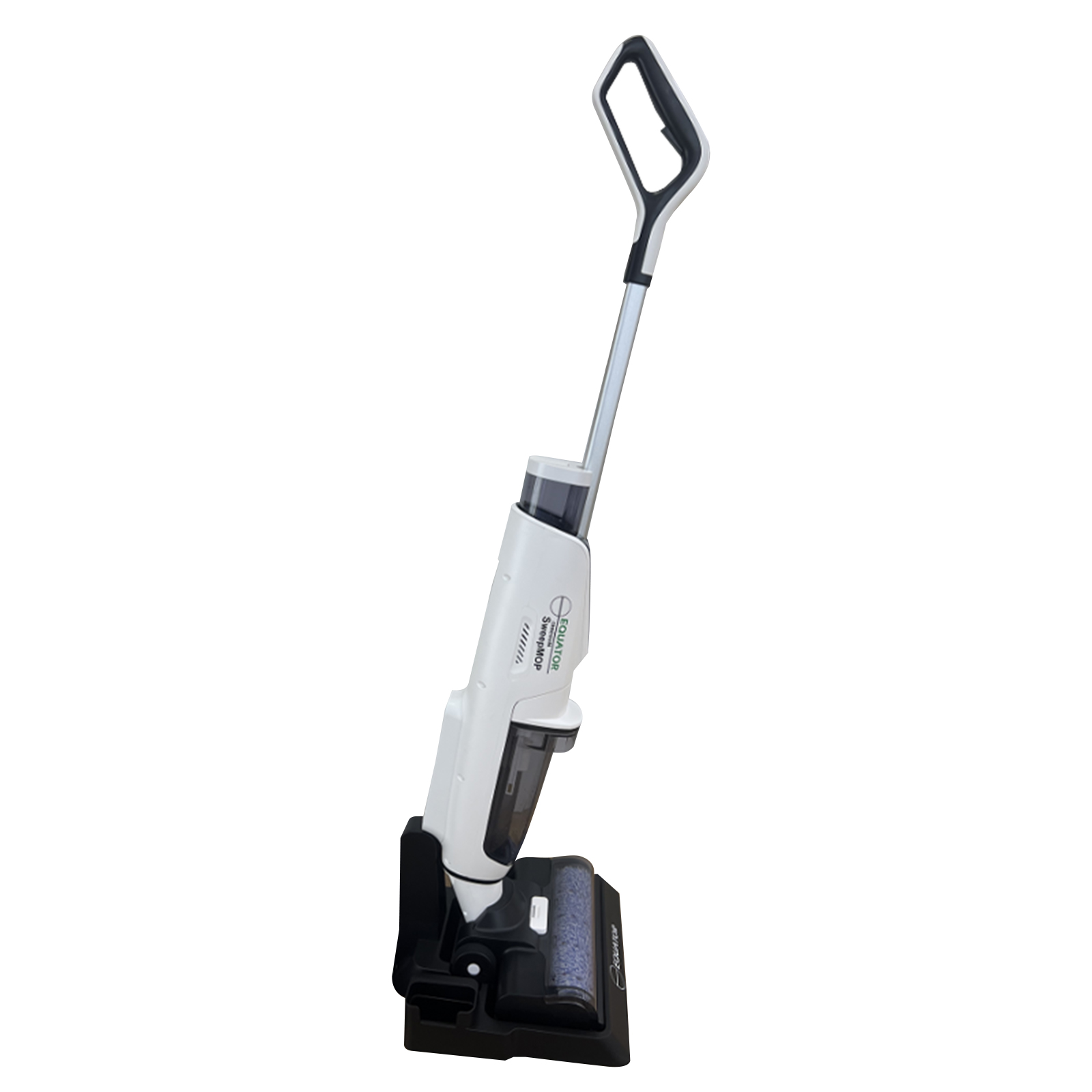 thumbnail video image 2 of Equator Cordless Self Cleaning Wet / Dry Vacuum Sweep Mop in White, 2 of 17