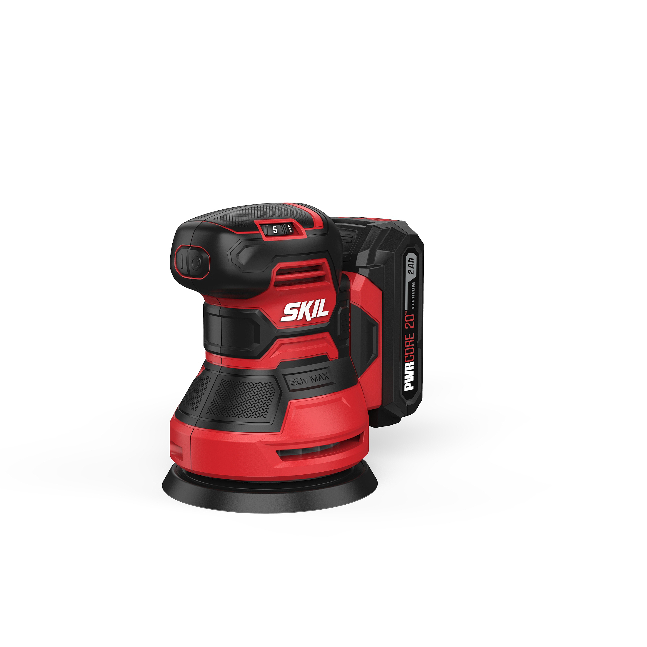 SKIL SR6604B-10 PWR CORE 20V Cordless Random Orbital Sander with