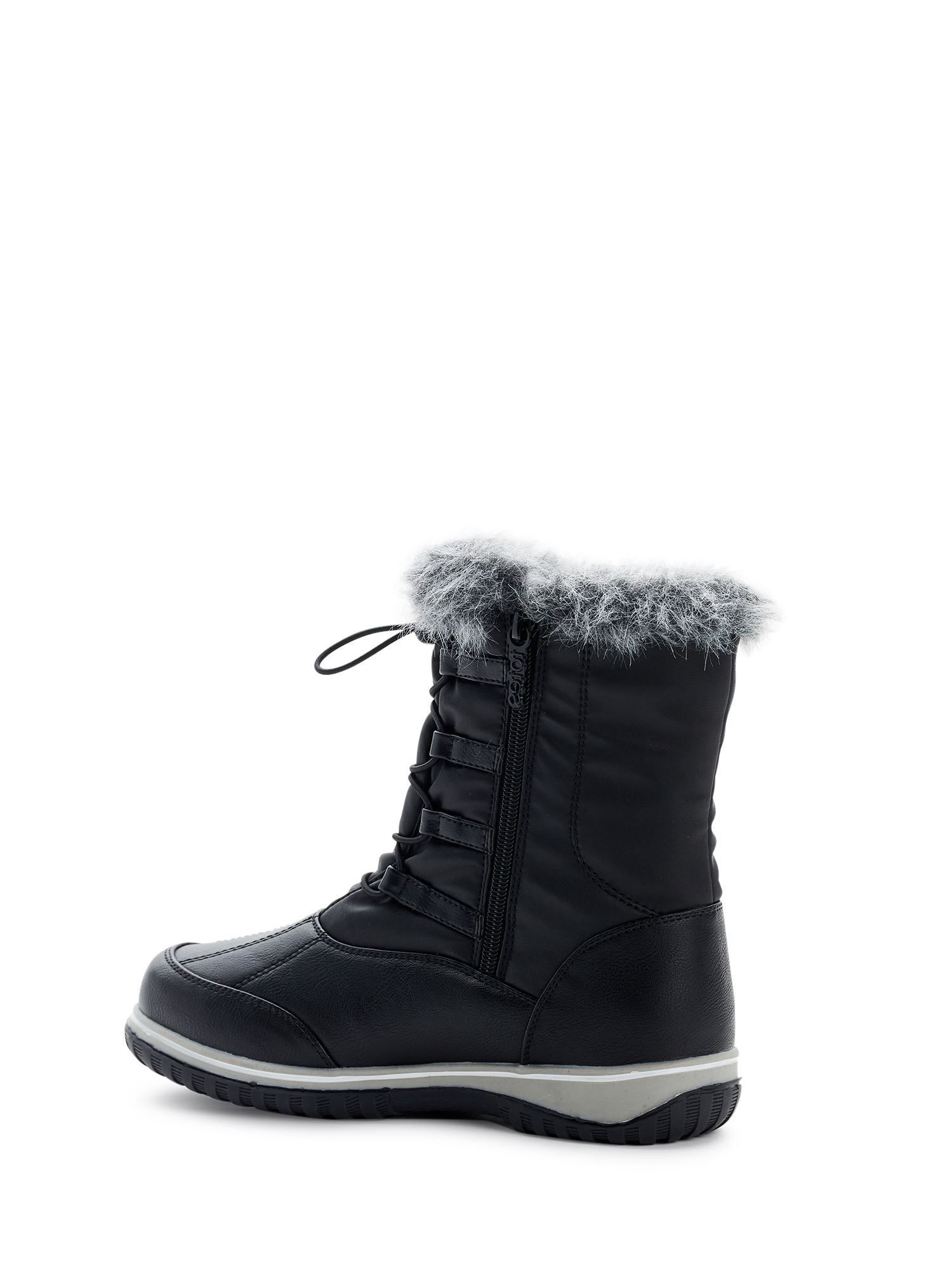 Totes women's adele lace up deals waterproof faux shearling winter boots