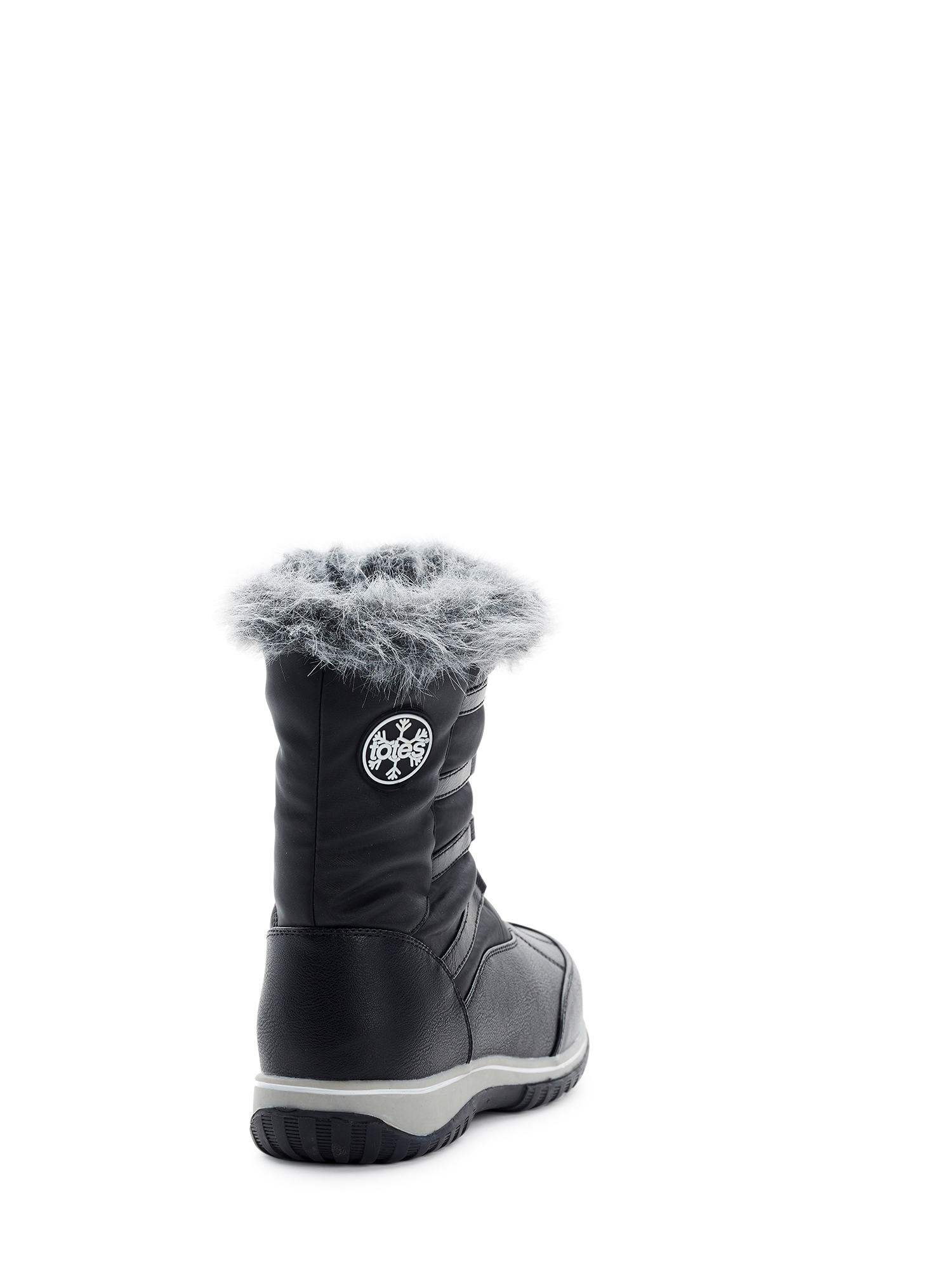 Totes Women's Adele Lace Up Waterproof Faux Shearling Winter Boots, Sizes  6-11