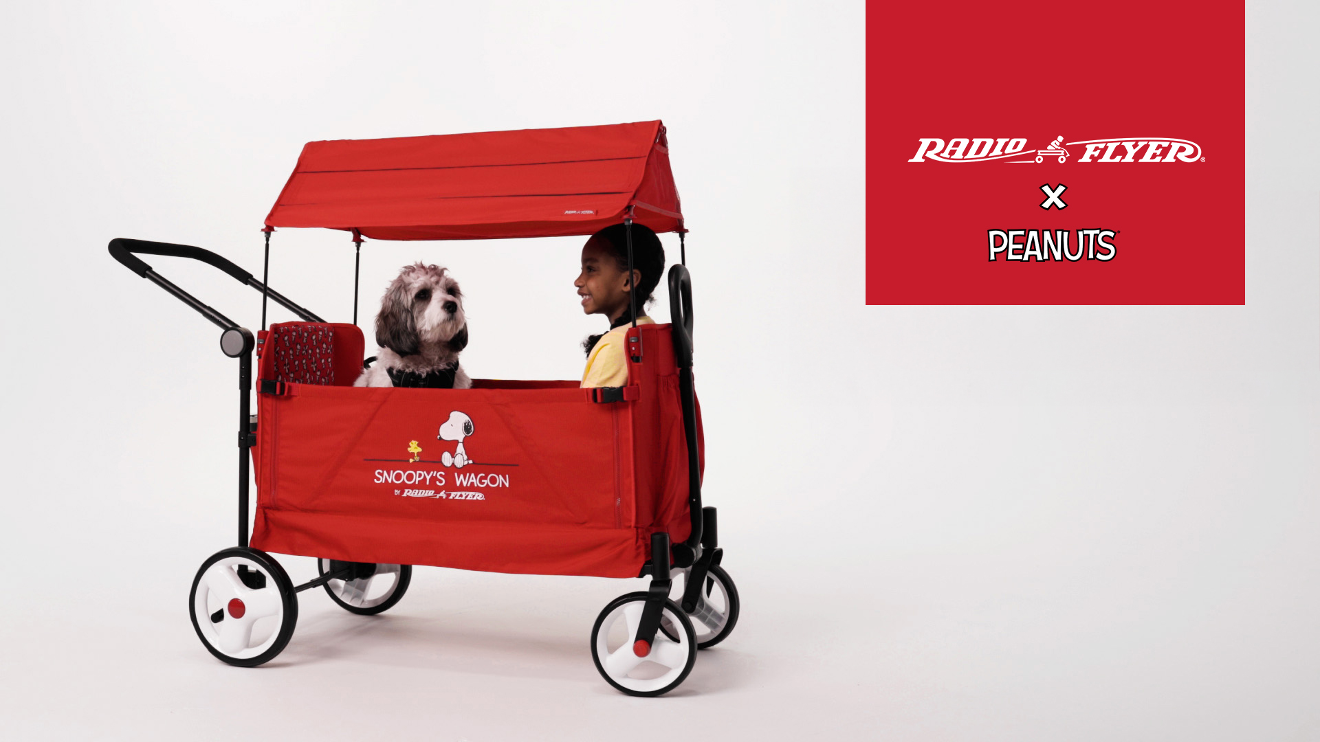 Radio Flyer, Snoopy's Wagon with love and whimsy for pets and kids