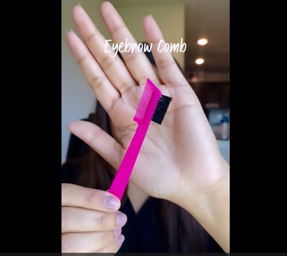 thumbnail video image 2 of Vertex Beauty Eyebrow Brush Comb Duo Spoolie Eye Brow Thin Angled Makeup Brush Concealer Brush to Shape Arched Eyes Duo Brushes for Filling Pomade Gel Flat Defining Arches Eyeliner Stencil Contour Kit, 2 of 8